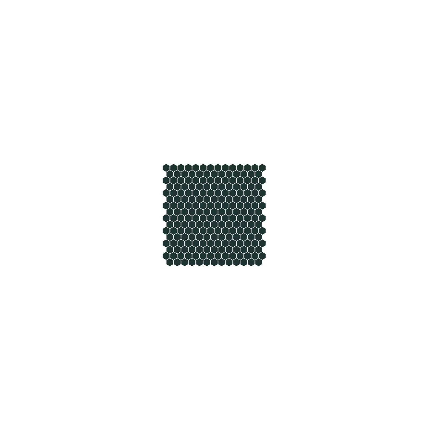 Mosaïque pâte de verre UNICOLOR Hexagone 2.6x2.2cm