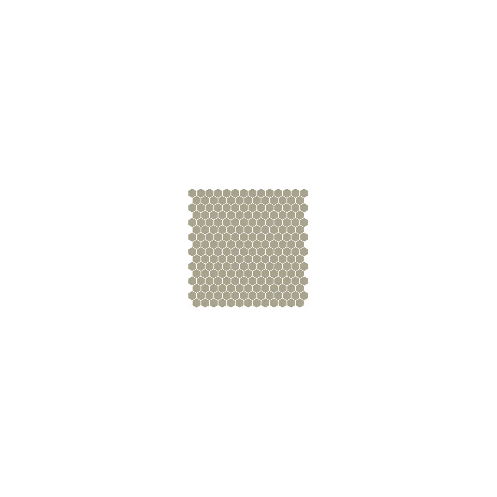 Mosaïque pâte de verre UNICOLOR Hexagone 2.6x2.2cm