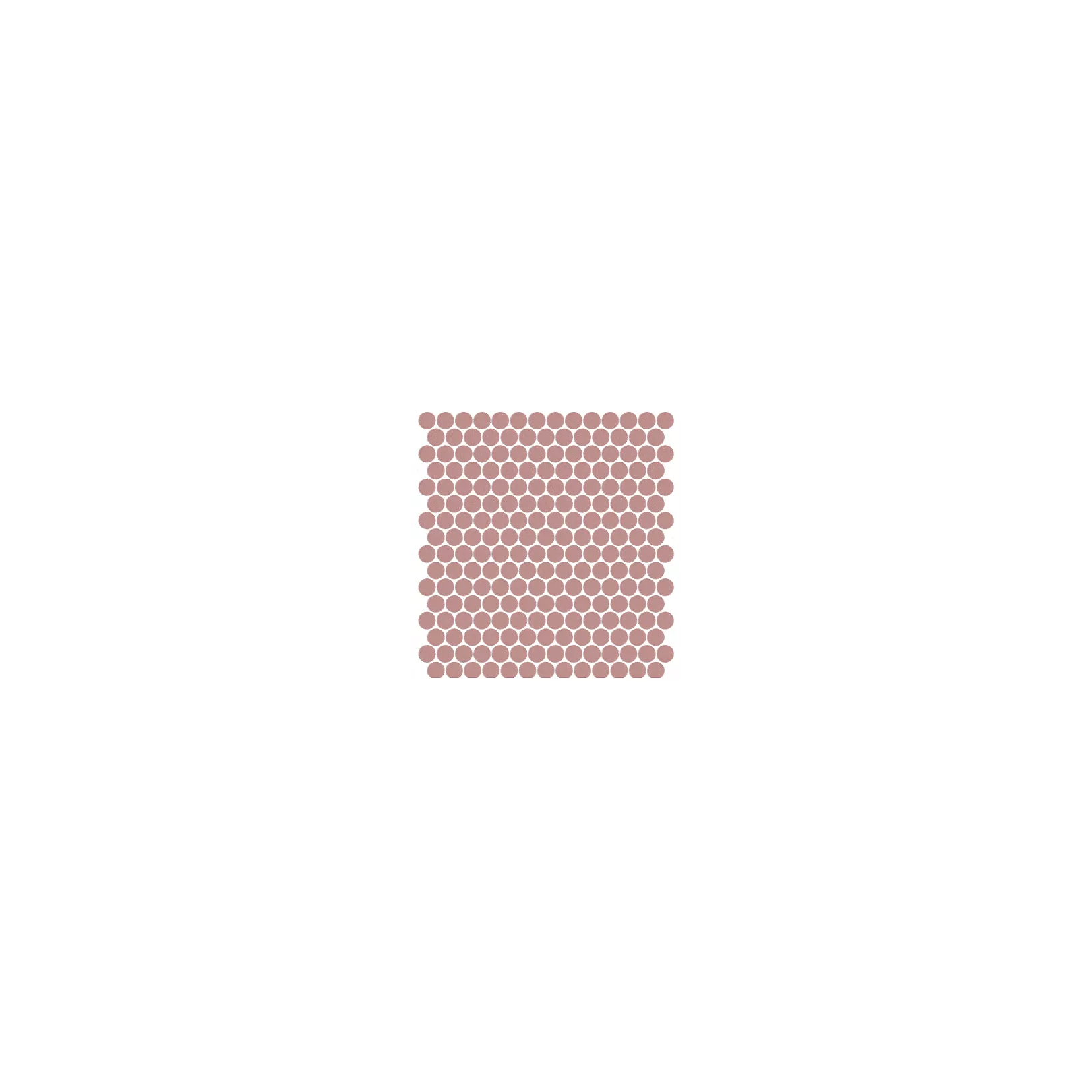 Mosaïque pâte de verre UNICOLOR Rond Ø2.3cm