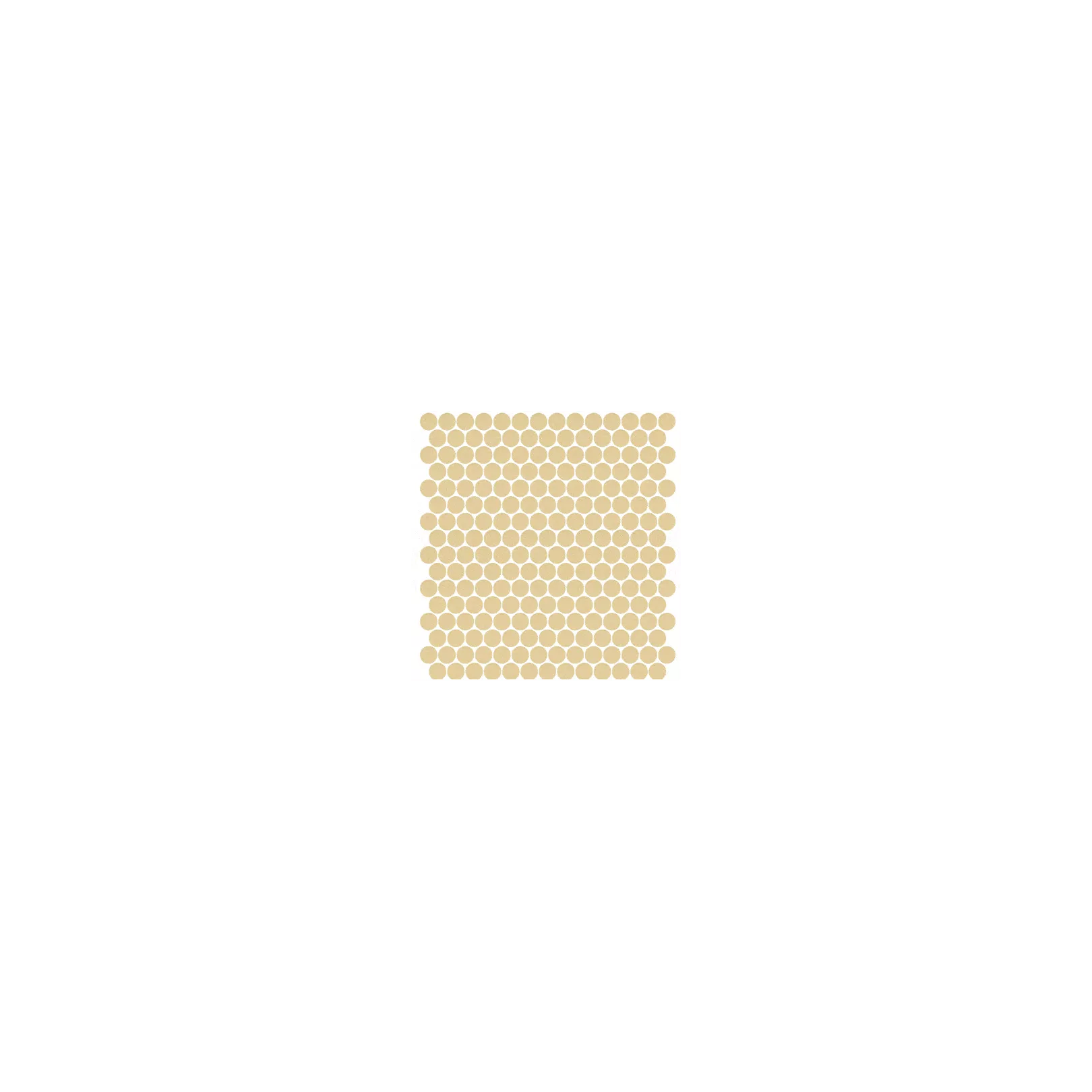 Mosaïque pâte de verre UNICOLOR Rond Ø2.3cm