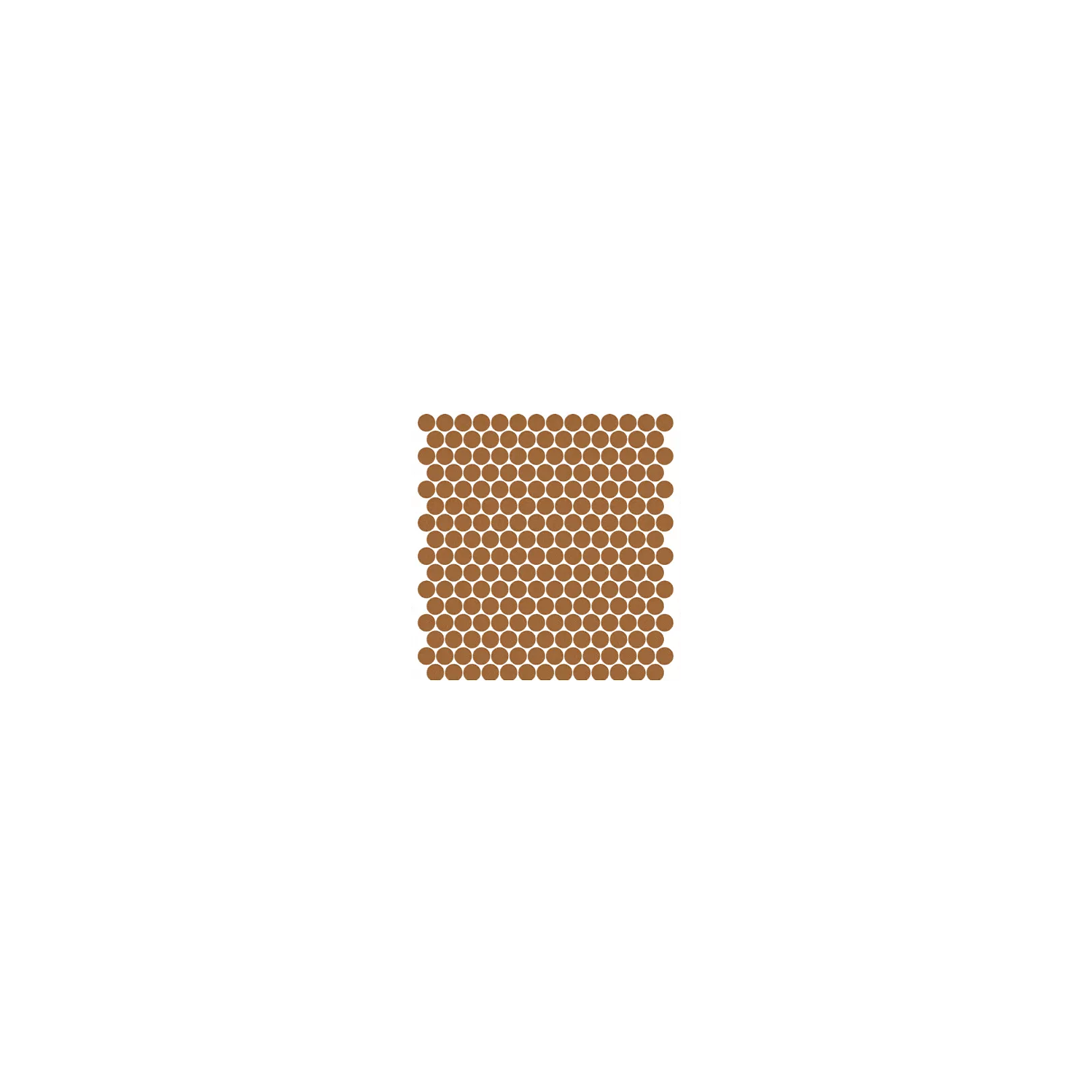 Mosaïque pâte de verre UNICOLOR Rond Ø2.3cm