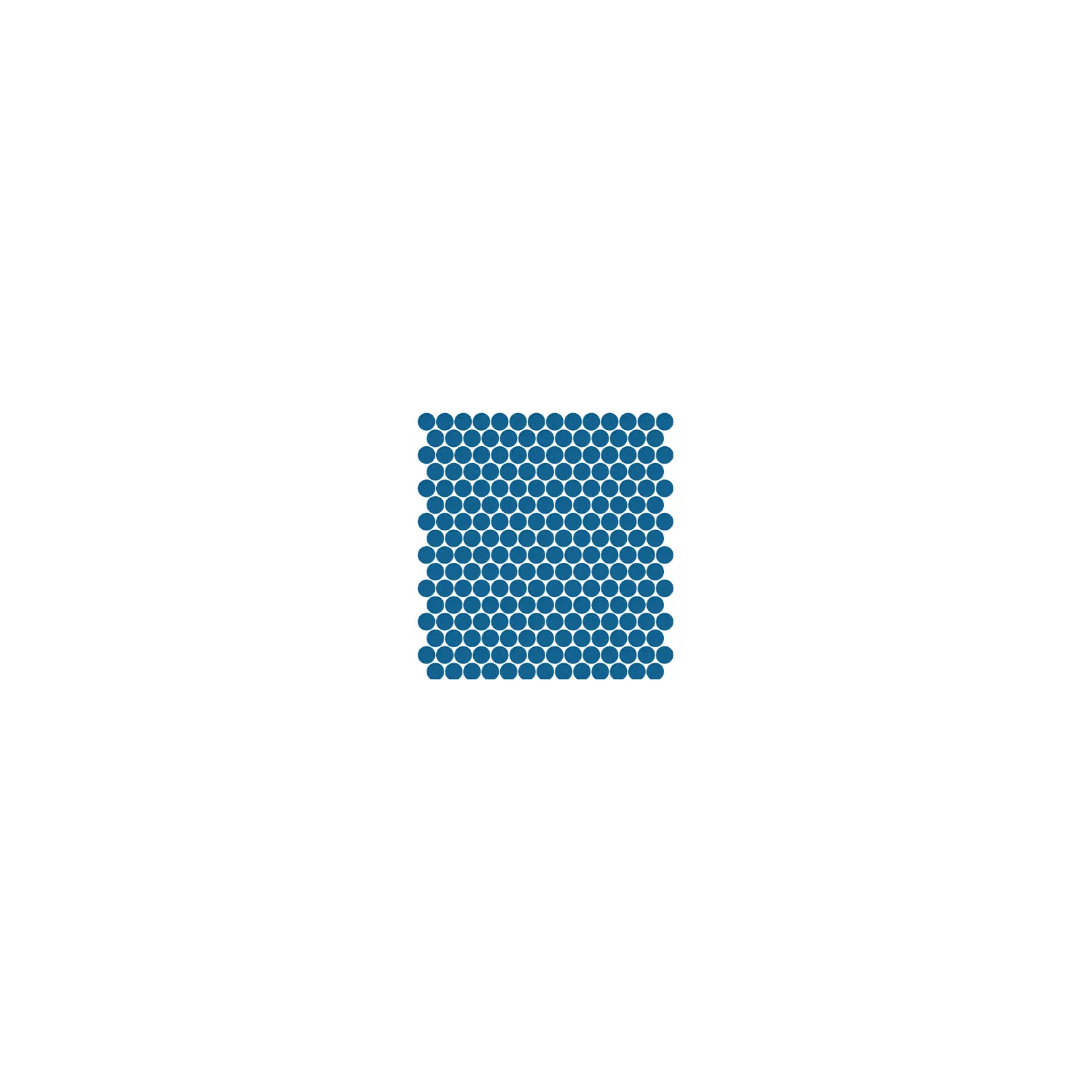 Mosaïque pâte de verre UNICOLOR Rond Ø2.3cm