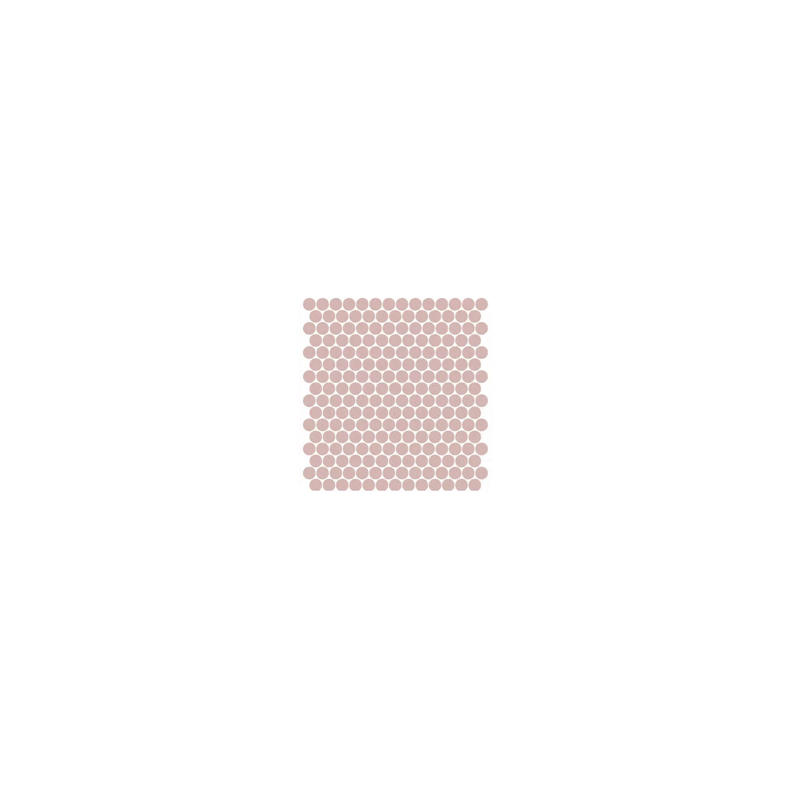 Mosaïque pâte de verre UNICOLOR Rond Ø2.3cm