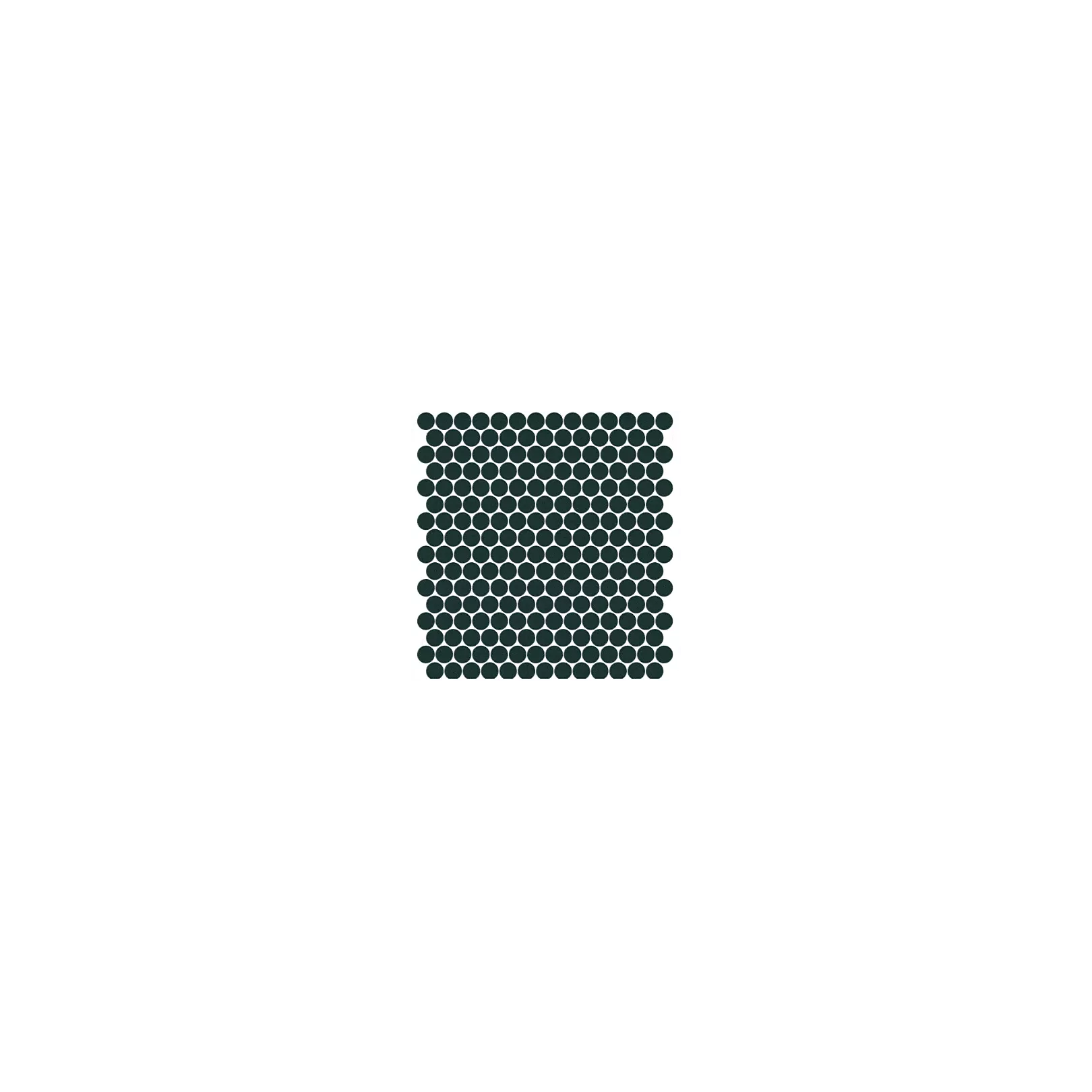 Mosaïque pâte de verre UNICOLOR Rond Ø2.3cm
