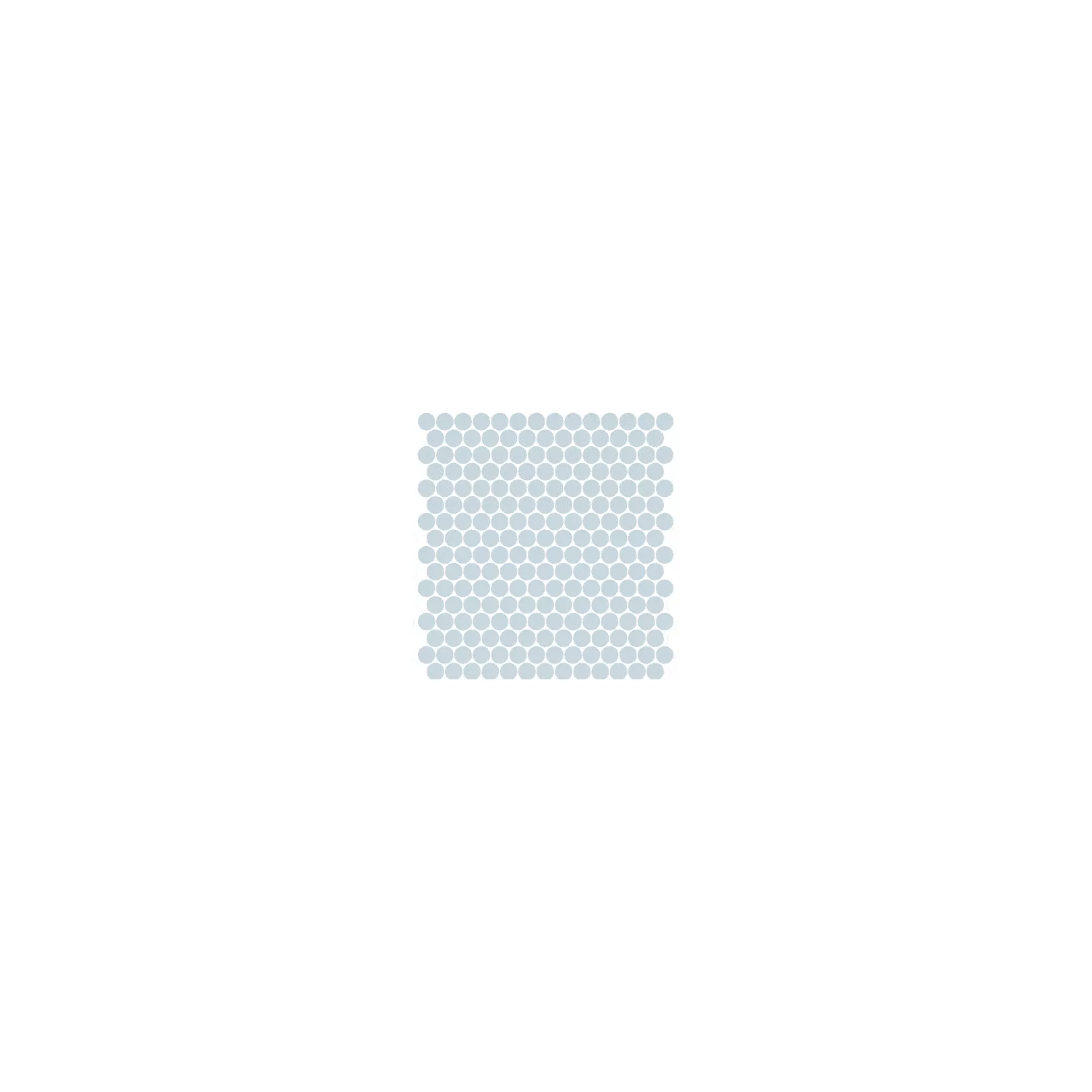 Mosaïque pâte de verre UNICOLOR ROND Ø2.3cm