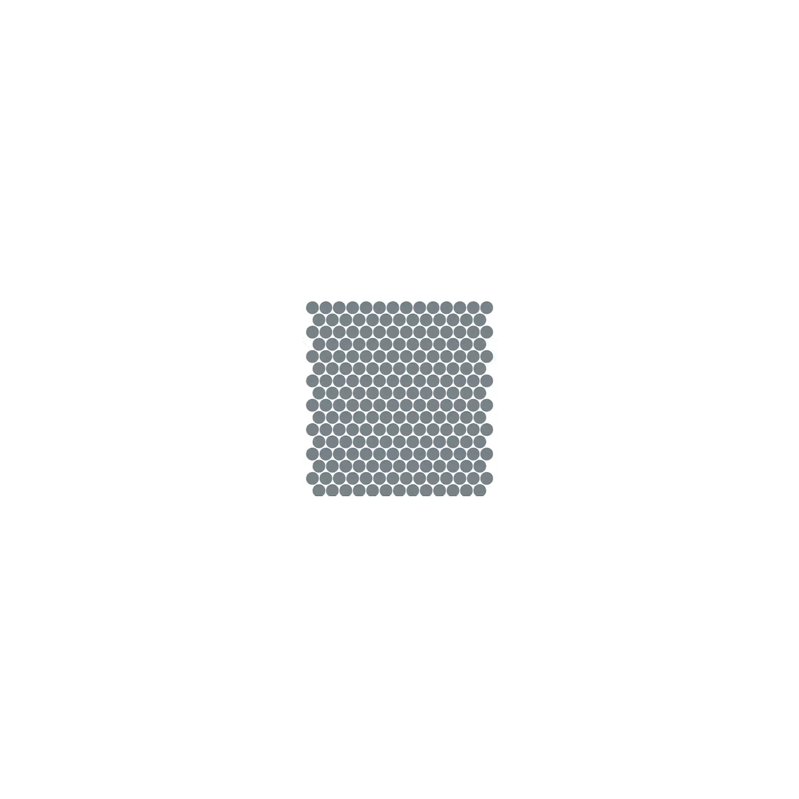Mosaïque pâte de verre UNICOLOR ROND Ø2.3cm
