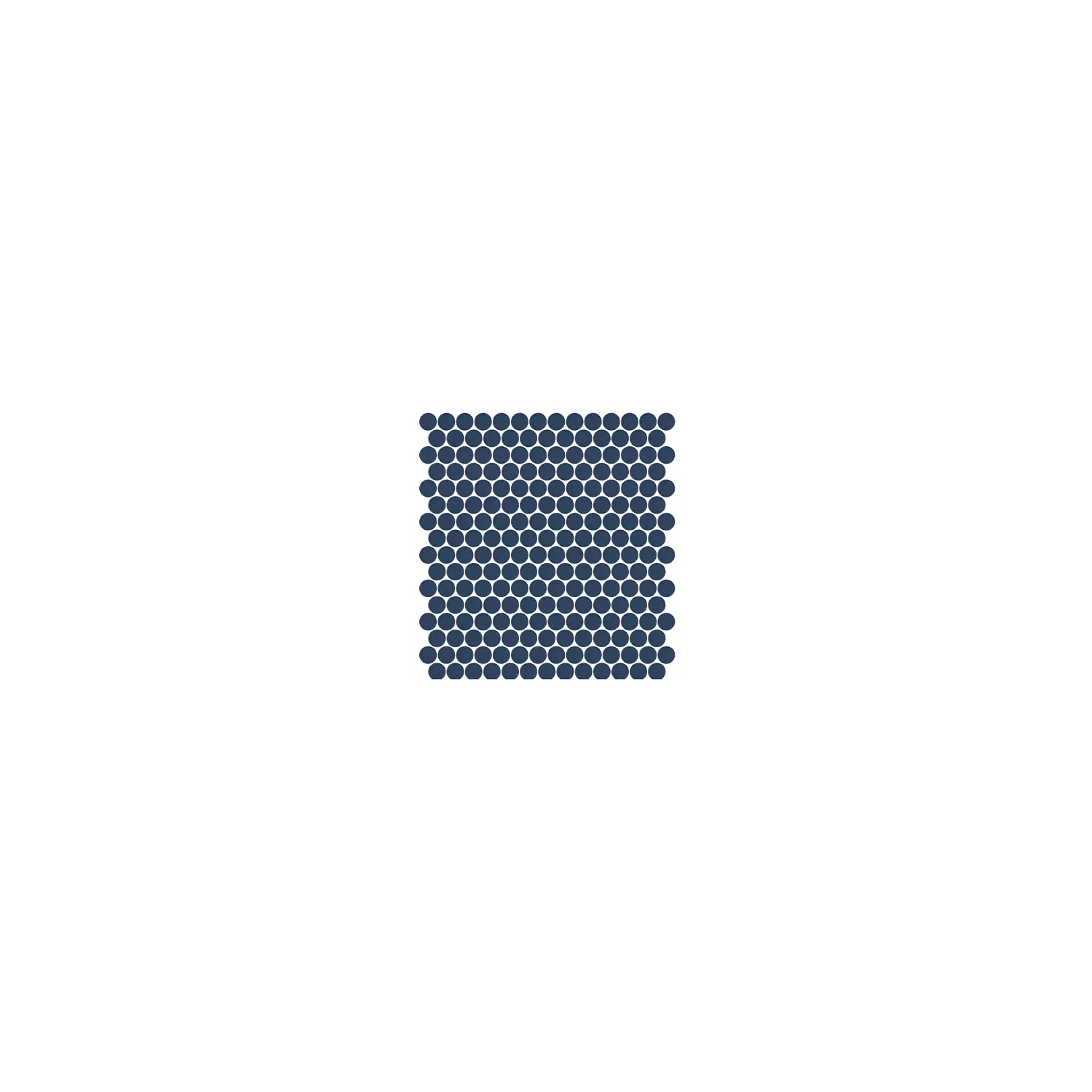 Mosaïque pâte de verre UNICOLOR Rond Ø2.3cm