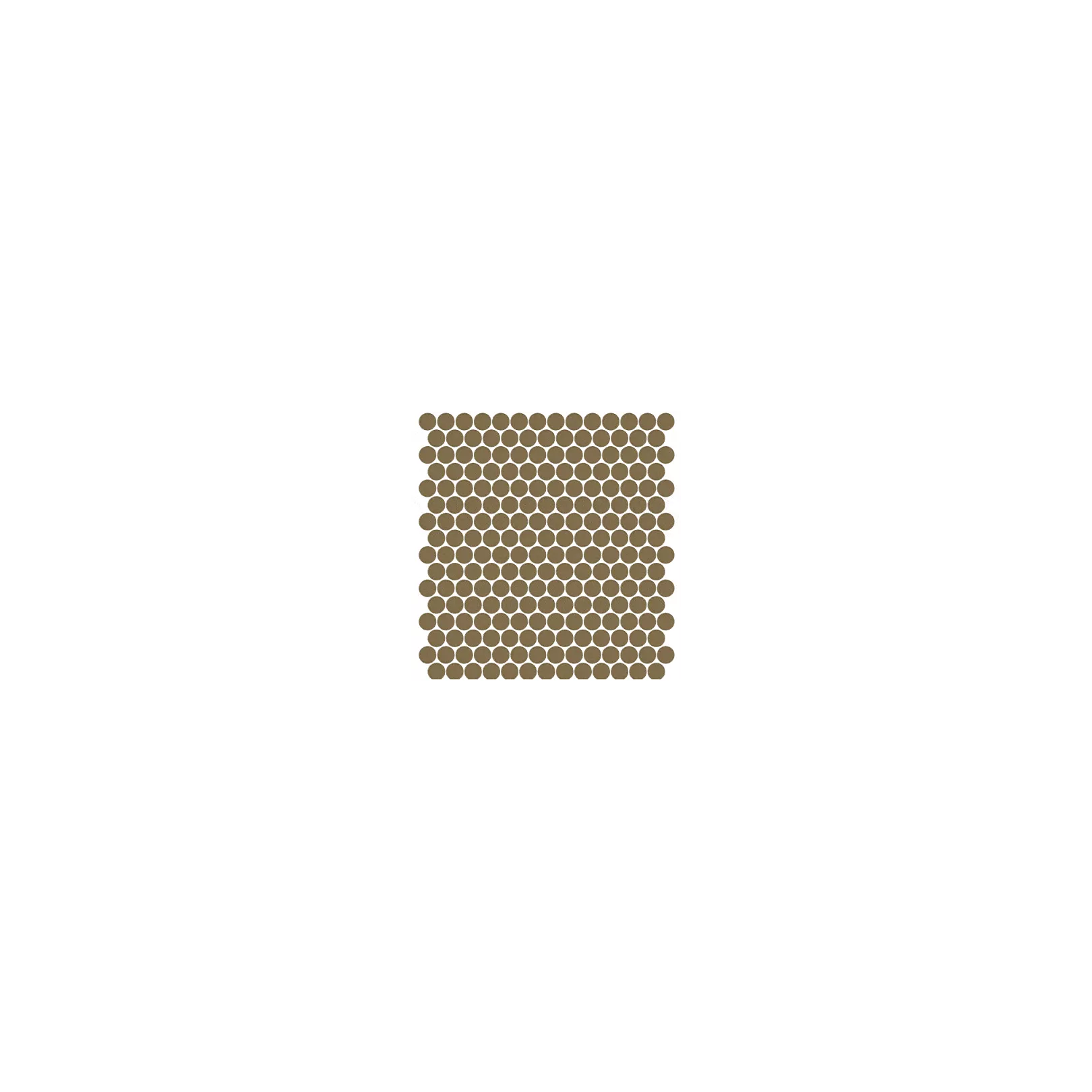 Mosaïque pâte de verre UNICOLOR Rond Ø2.3cm