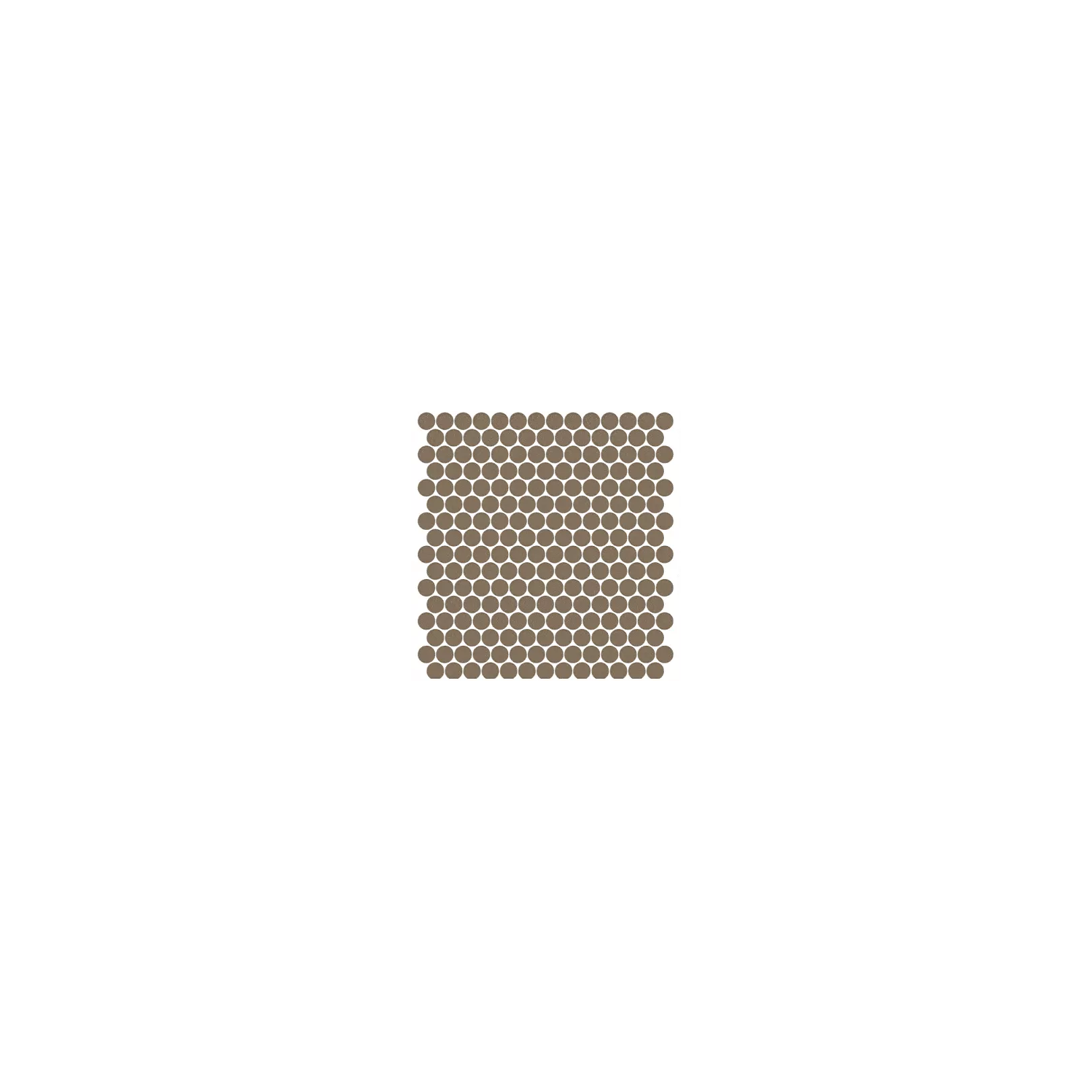 Mosaïque pâte de verre UNICOLOR ROND Ø2.3cm