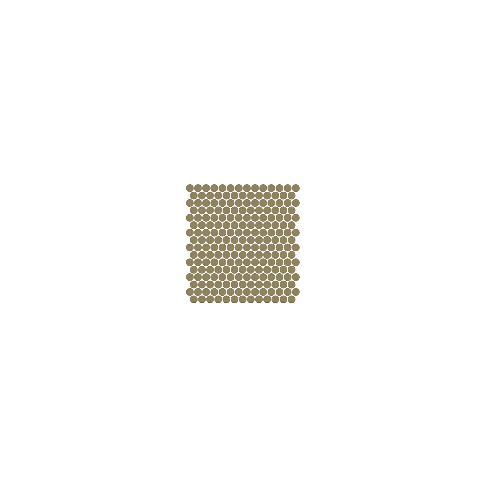Mosaïque pâte de verre UNICOLOR Rond Ø2.3cm