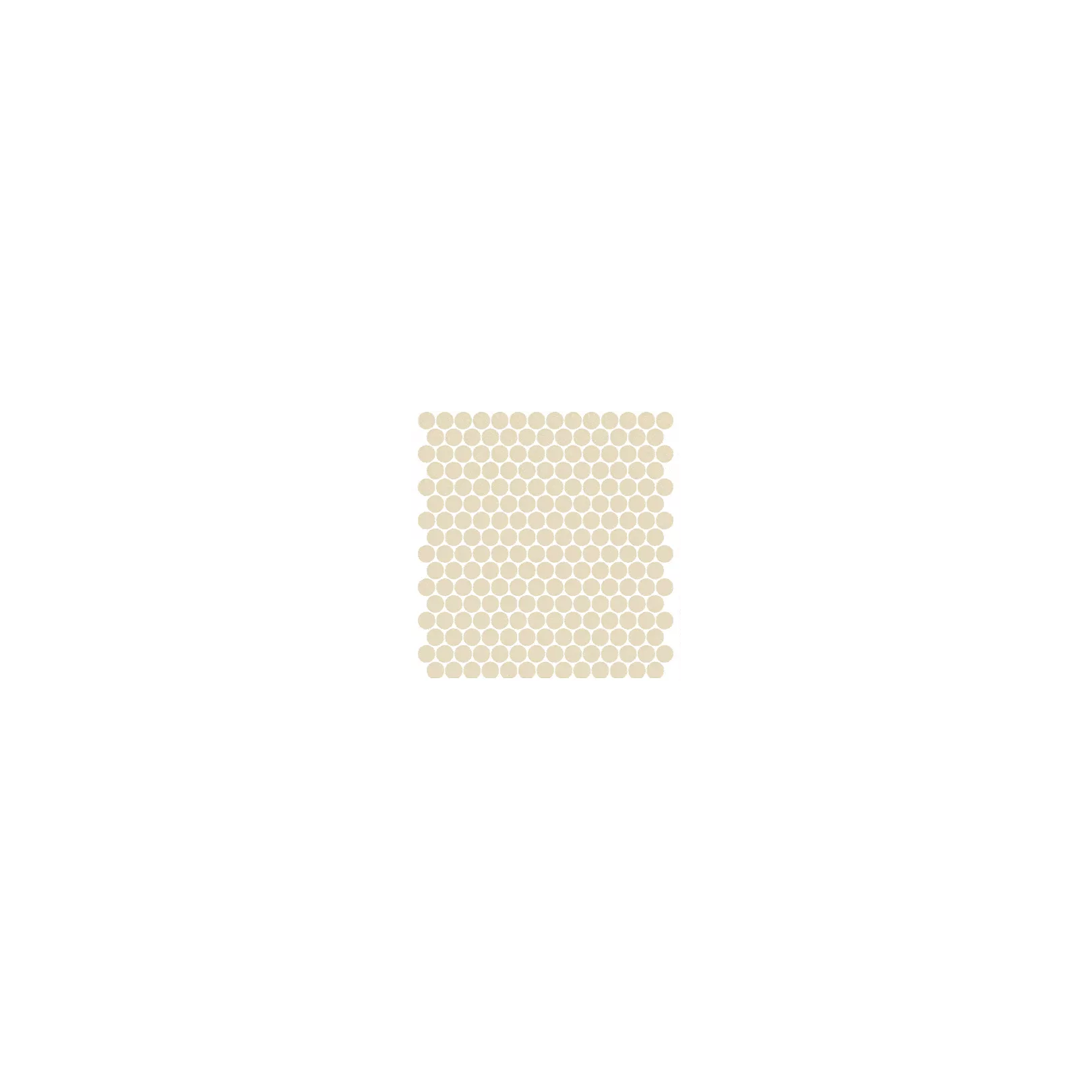 Mosaïque pâte de verre UNICOLOR ROND Ø2.3cm