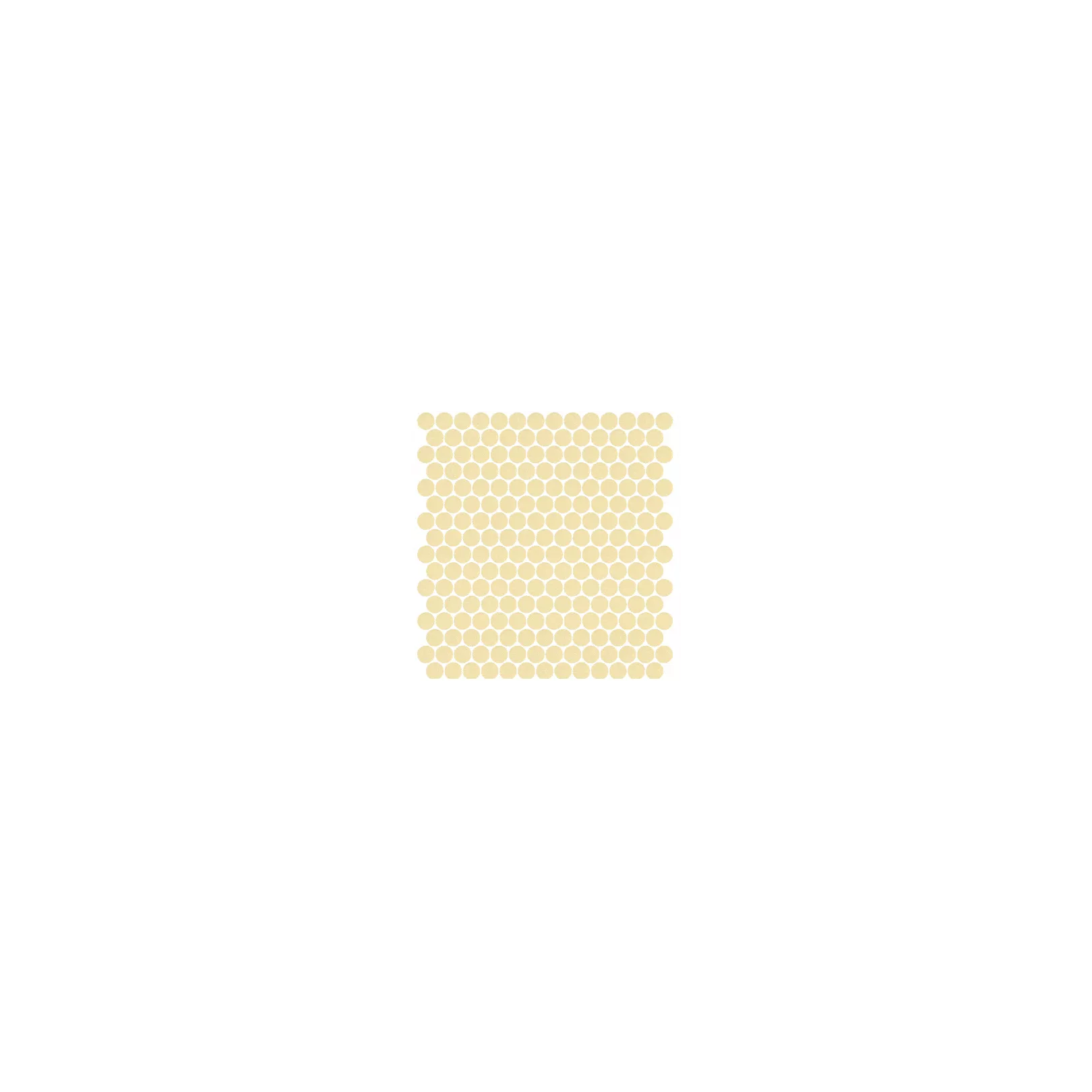 Mosaïque pâte de verre UNICOLOR Rond Ø2.3cm