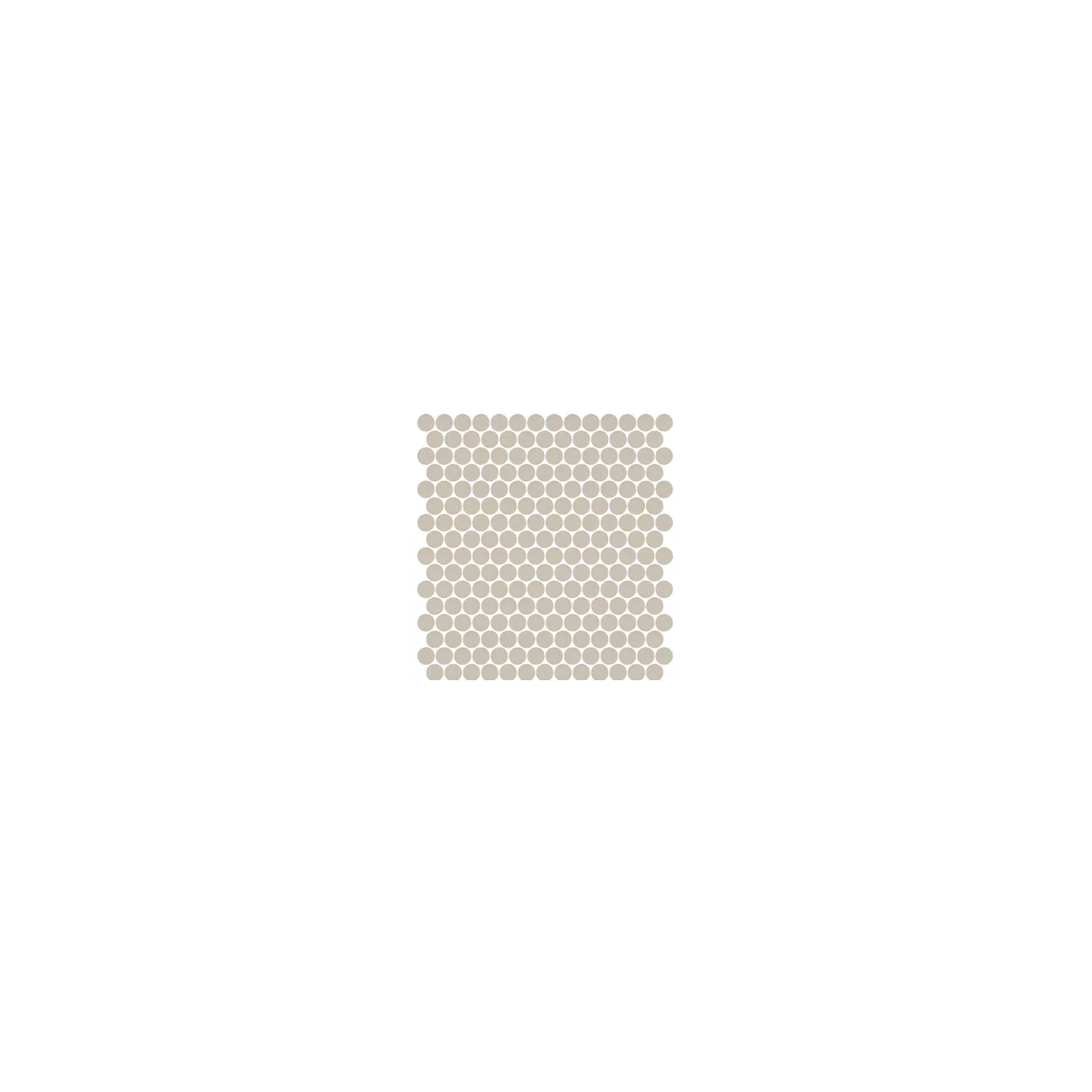 Mosaïque pâte de verre UNICOLOR ROND Ø2.3cm