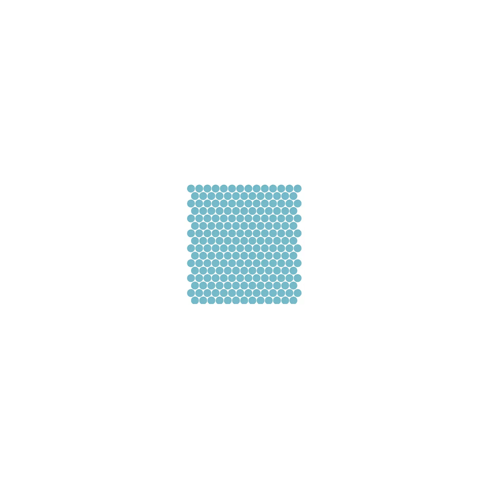 Mosaïque pâte de verre UNICOLOR Rond Ø2.3cm
