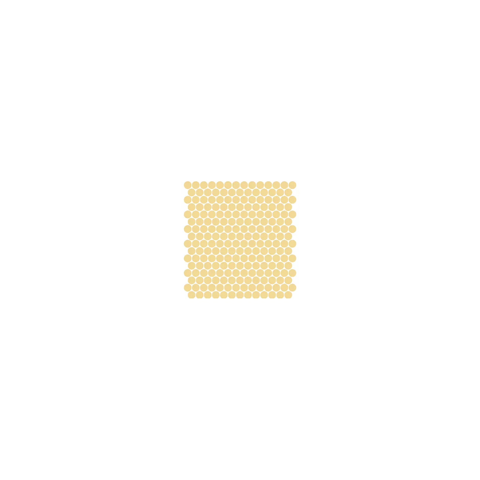 Mosaïque pâte de verre UNICOLOR Rond Ø2.3cm