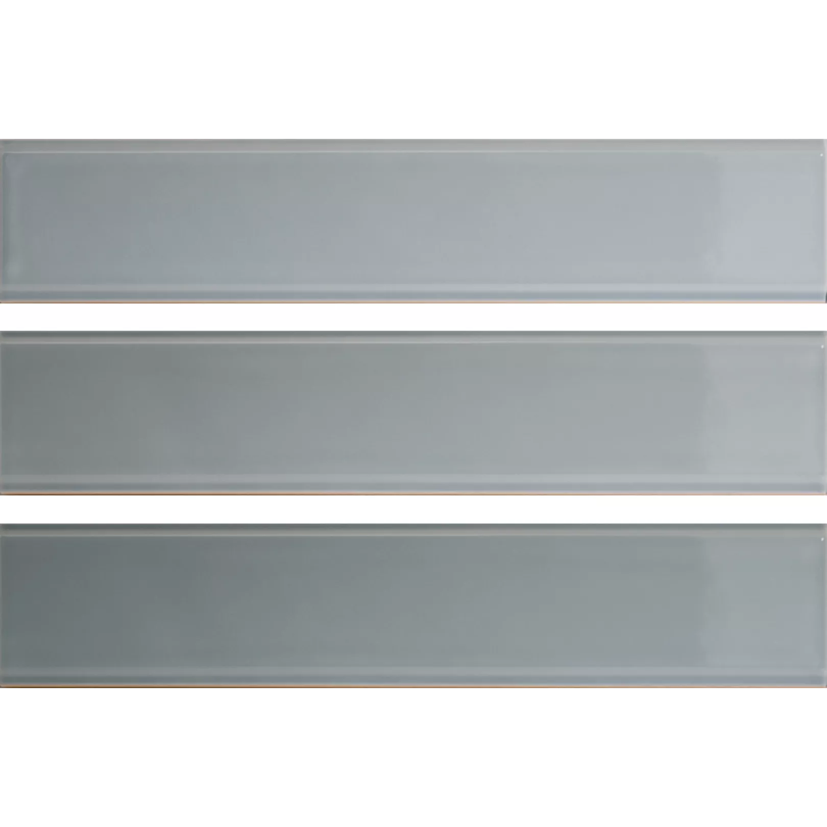 Carrelage mural faïence TINTE Gris Bleu brillant