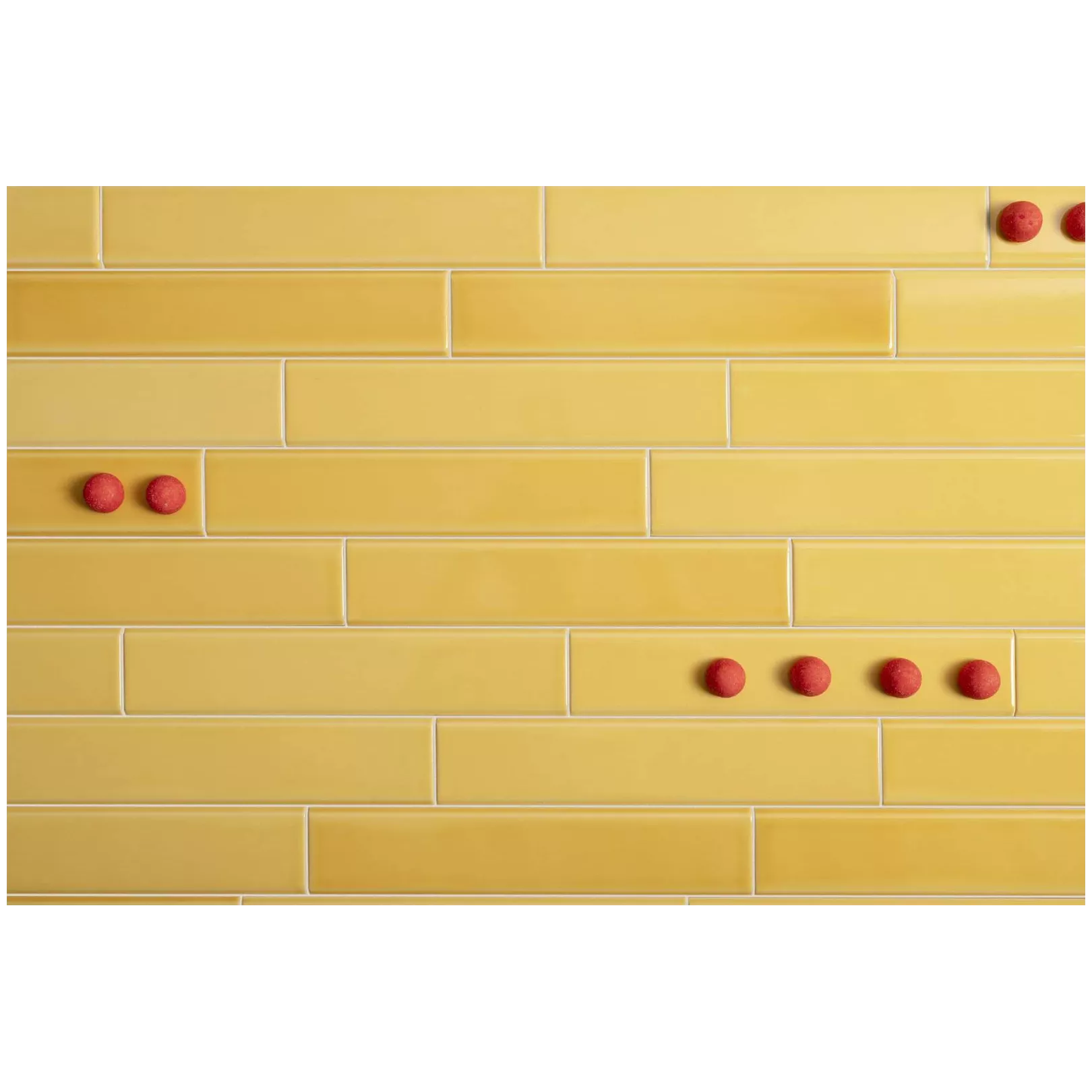 Carrelage mural faïence Jaune