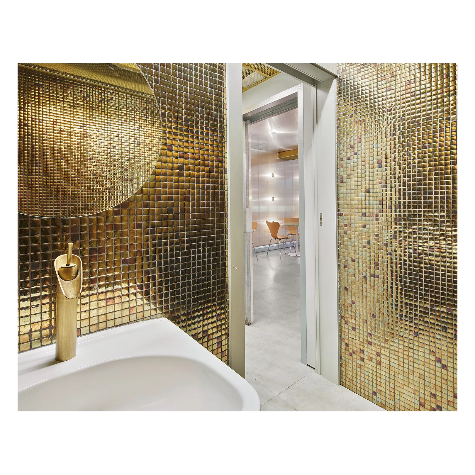 Mosaïque pâte de verre URBAN CHIC ROND Ø2.3cm