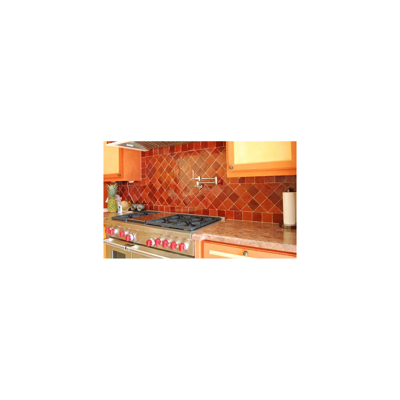 Carrelage mural ZELLIGE TRADITIONNEL GIOIA artisanal manuel marocain CARRE 5x5cm