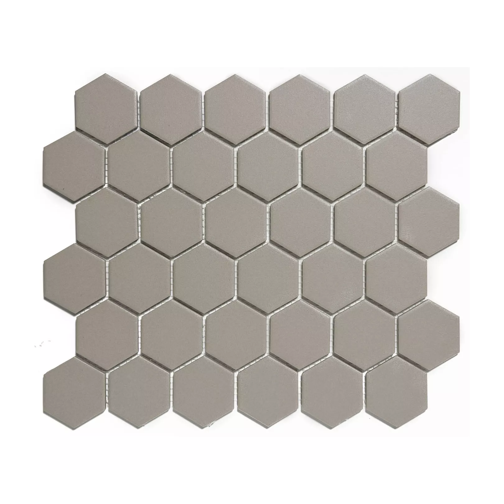 Porcelain stoneware mosaic LONDON Hexagone 5.9x5.1cm