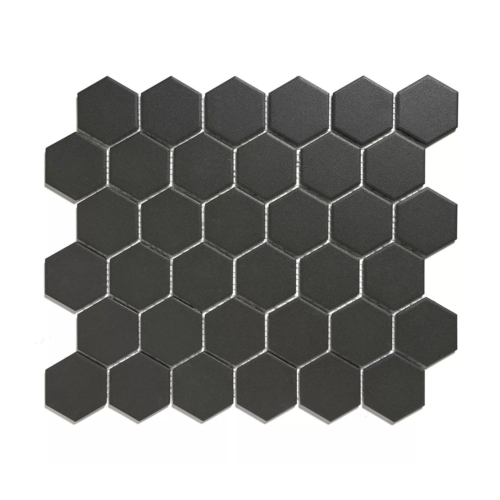 Porcelain stoneware mosaic LONDON Hexagone 5.9x5.1cm