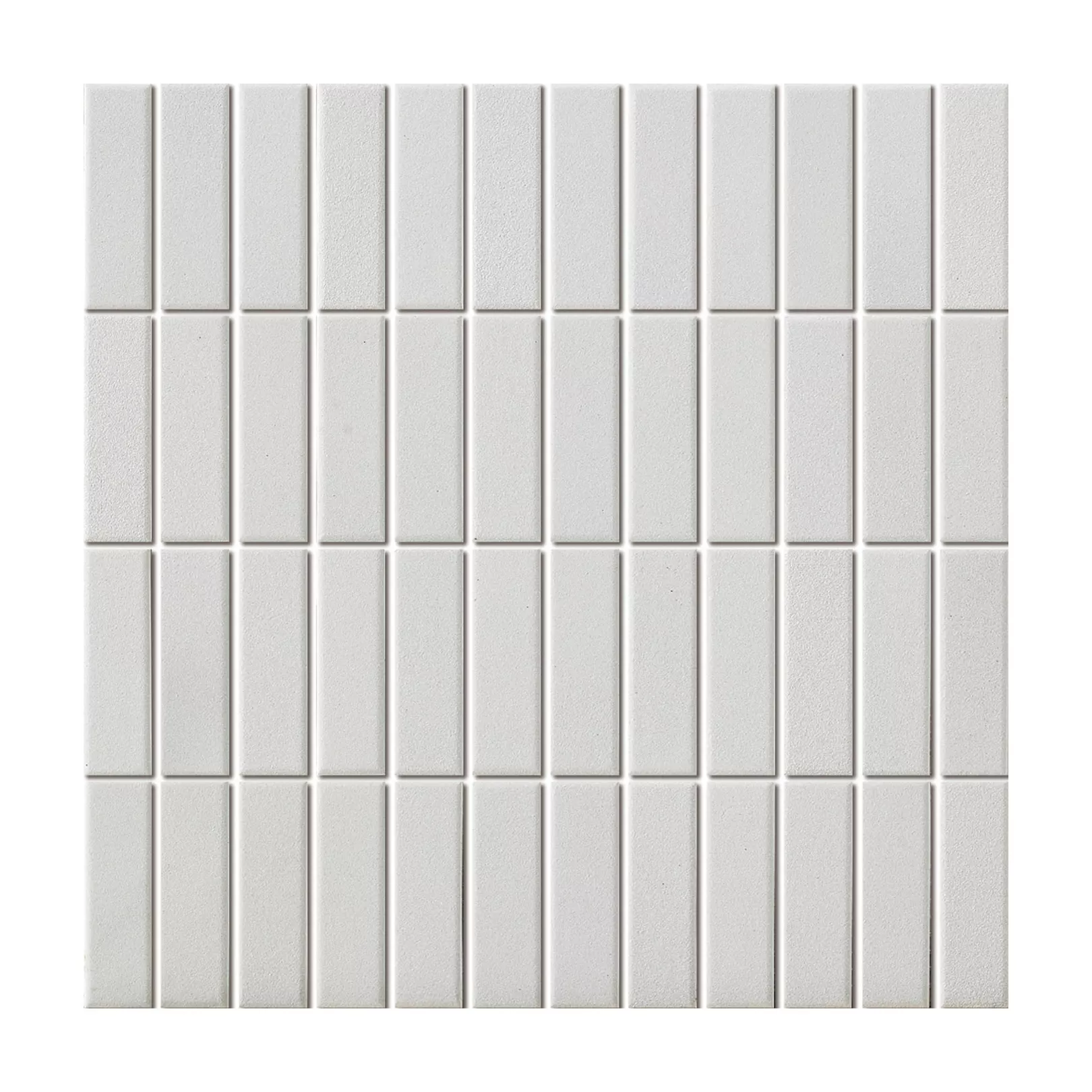 Porcelain stoneware mosaic LONDON Rectangle 7.3x2.3cm