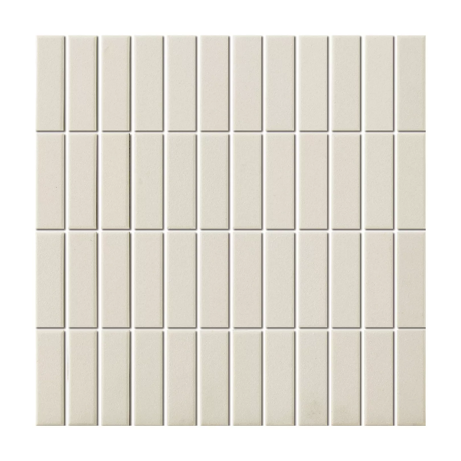 Porcelain stoneware mosaic LONDON Rectangle 7.3x2.3cm
