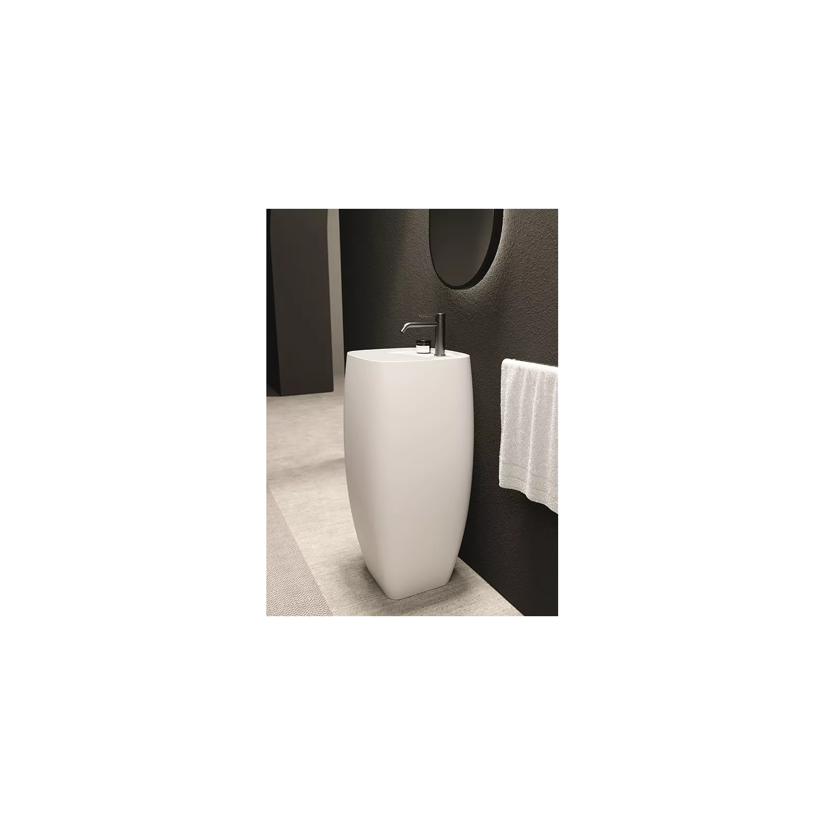 Lavabo colonne Nur Freestanding Plan
