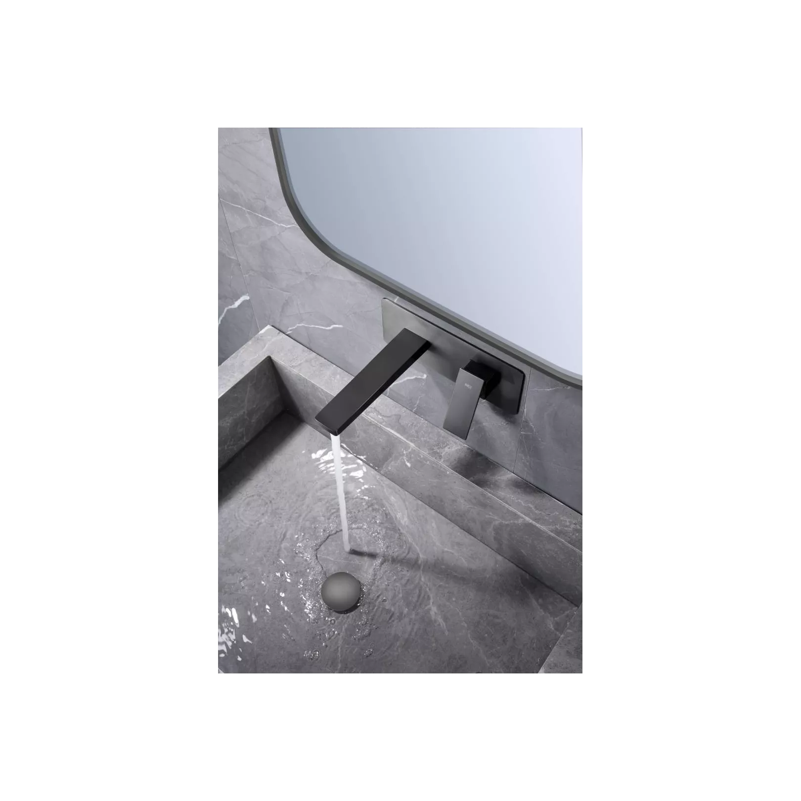 Robinet mitigeur Rettangolo à encastrer pour lavabo
