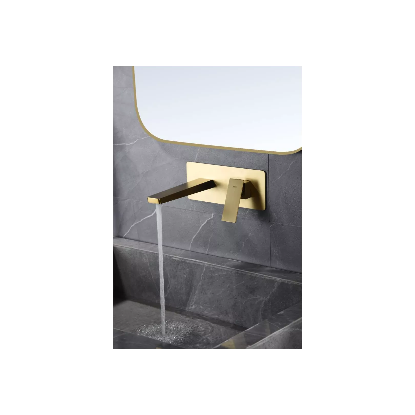 Robinet mitigeur Rettangolo à encastrer pour lavabo