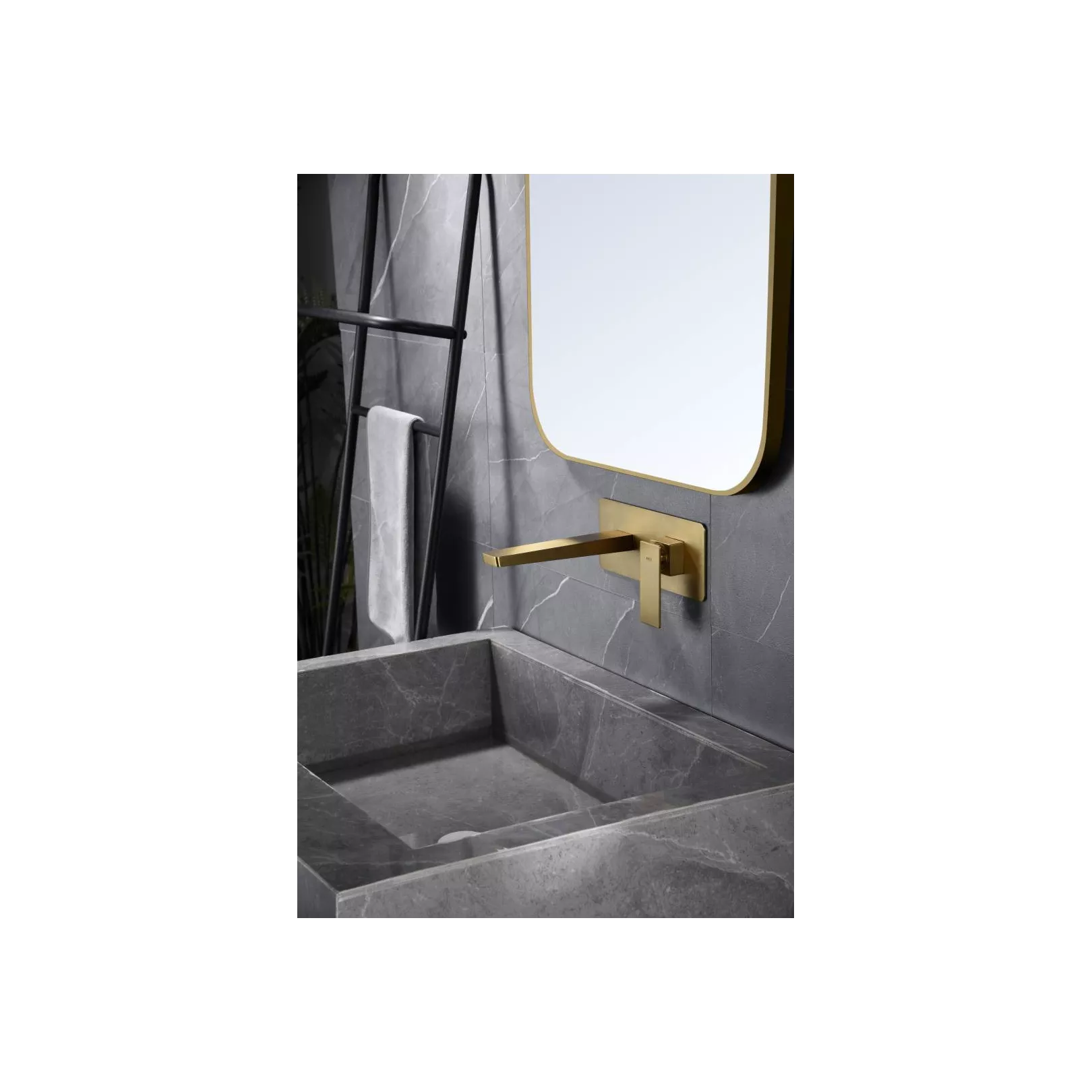 Robinet mitigeur Rettangolo à encastrer pour lavabo
