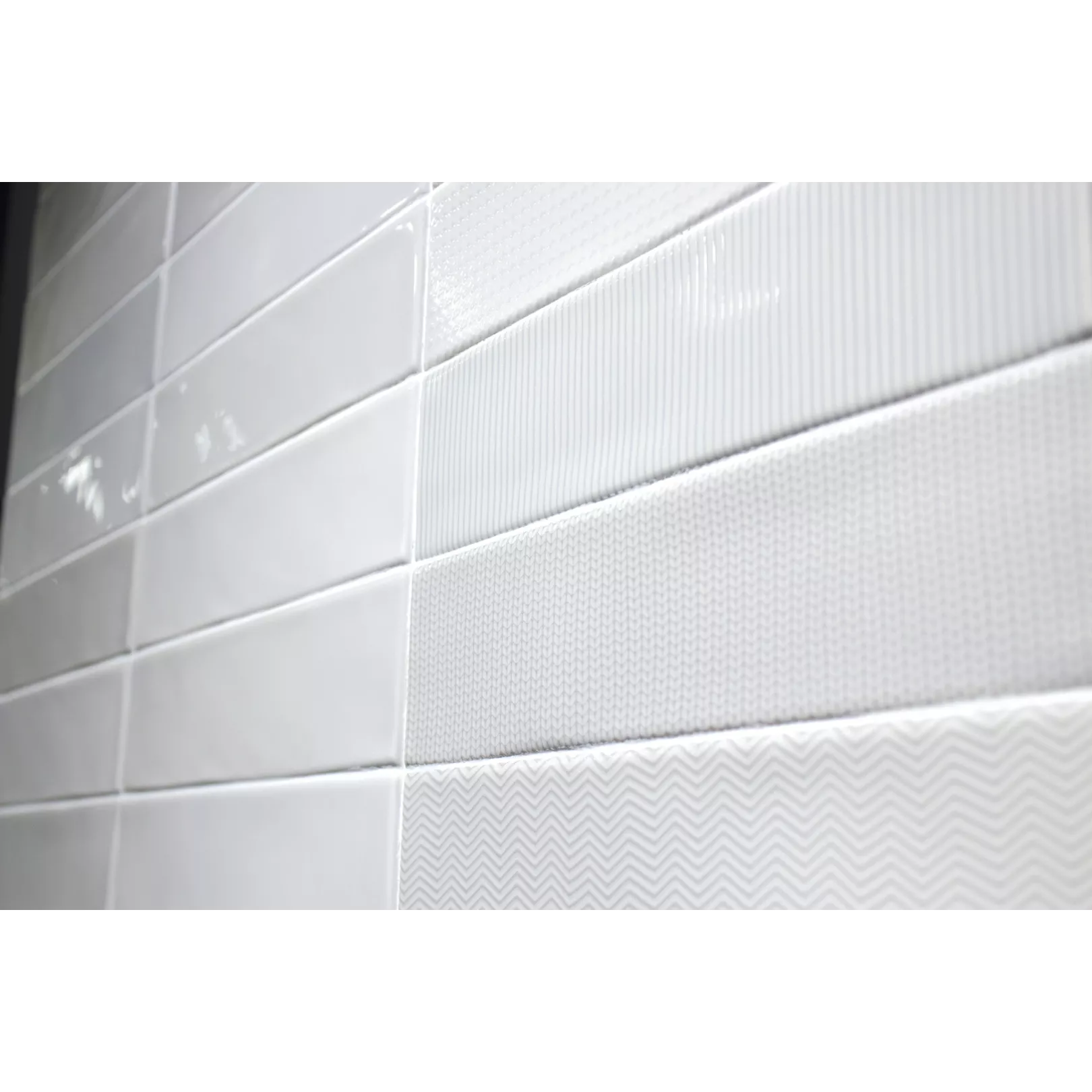 Carrelage mural faïence effet graphique GRADIENT ET GRADIENT DECOR 30x7,5cm