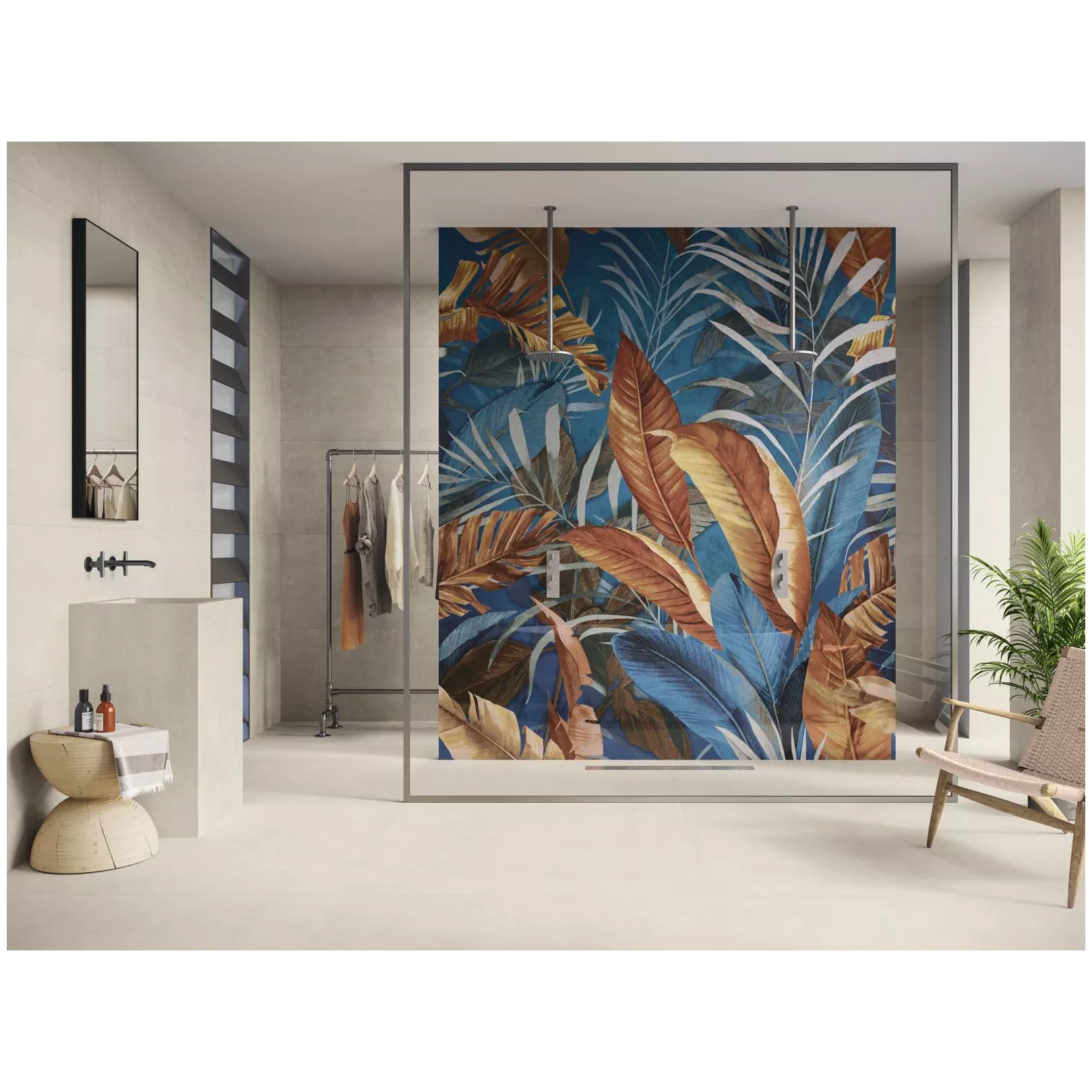 Grés cérame effet ciment CREAM