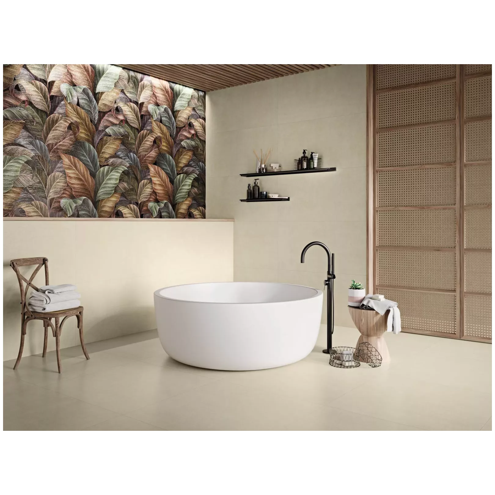 Grés cérame effet résine CREAM