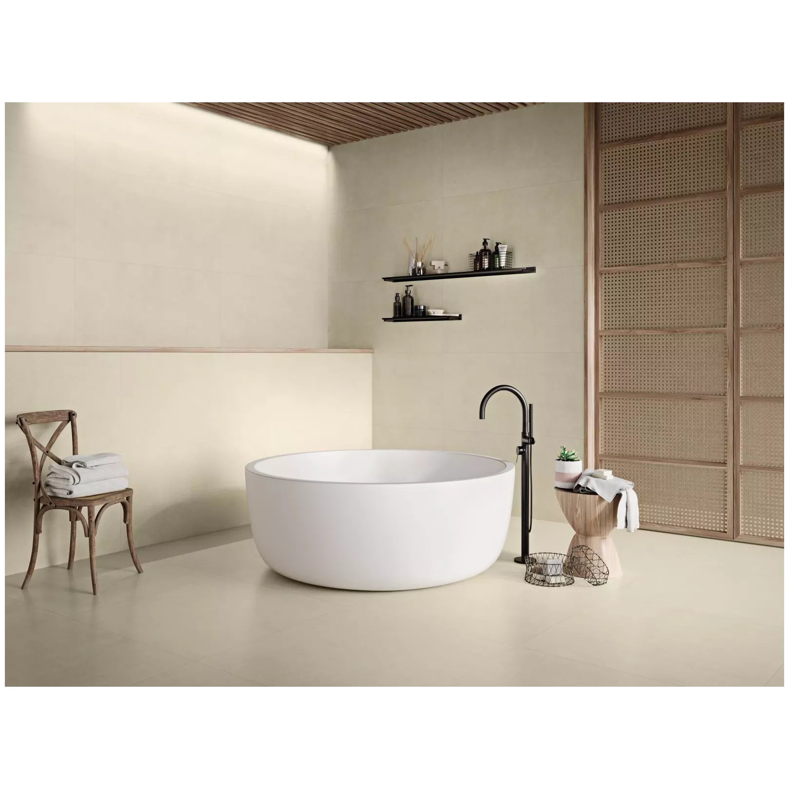 Grés cérame effet résine CREAM