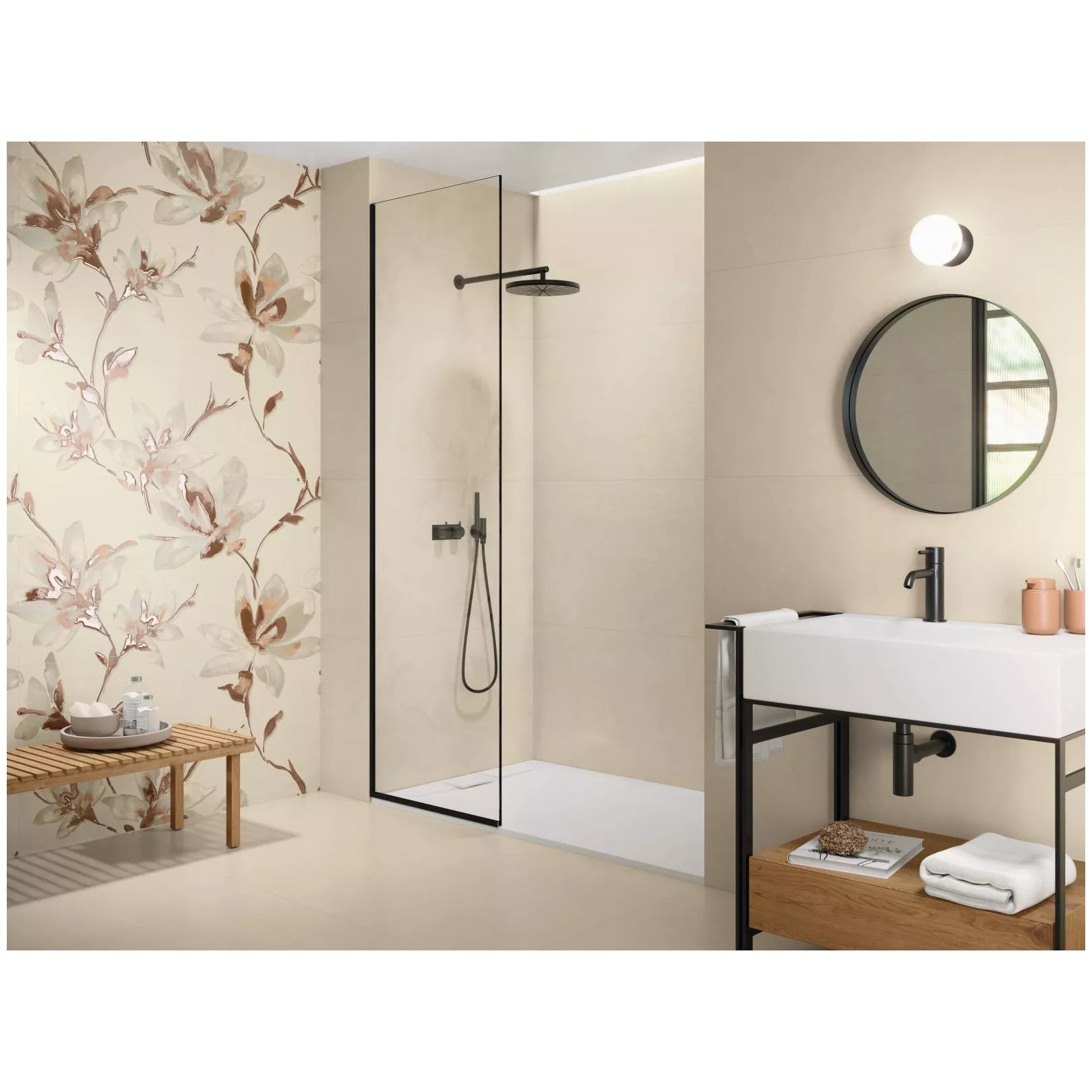 Grés cérame effet résine CREAM