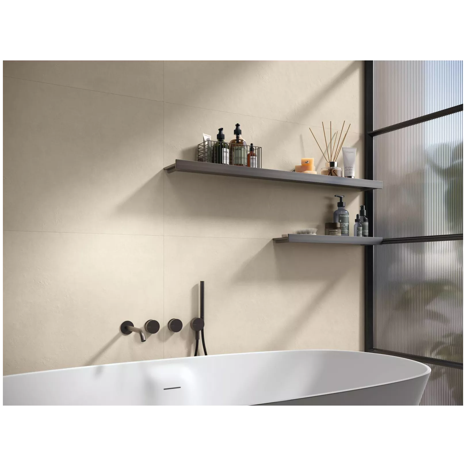 Grés cérame effet résine CREAM