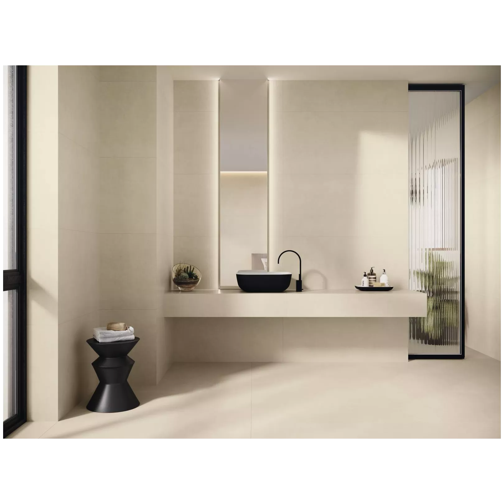Grés cérame effet résine CREAM