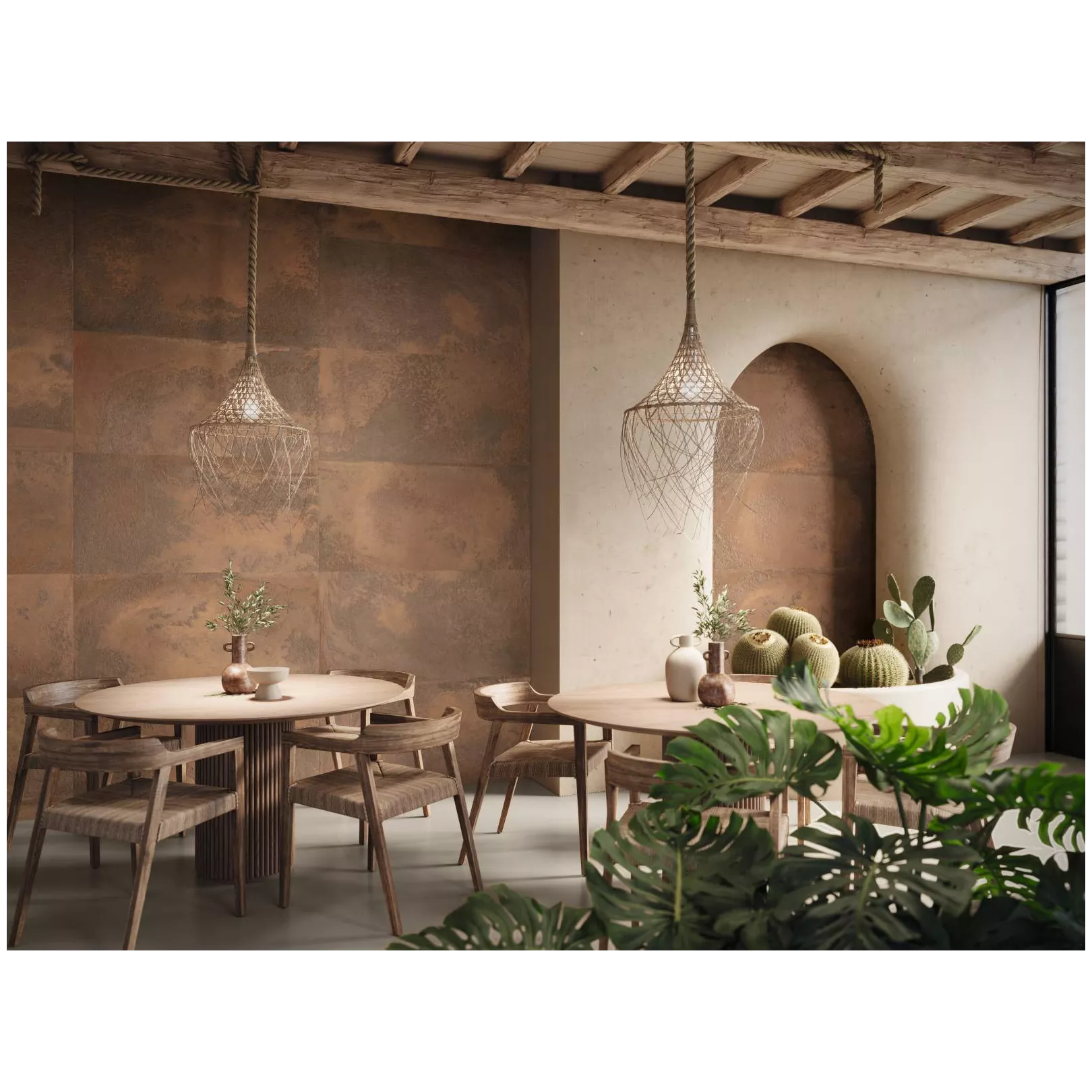 Grés cérame effet résine CREAM