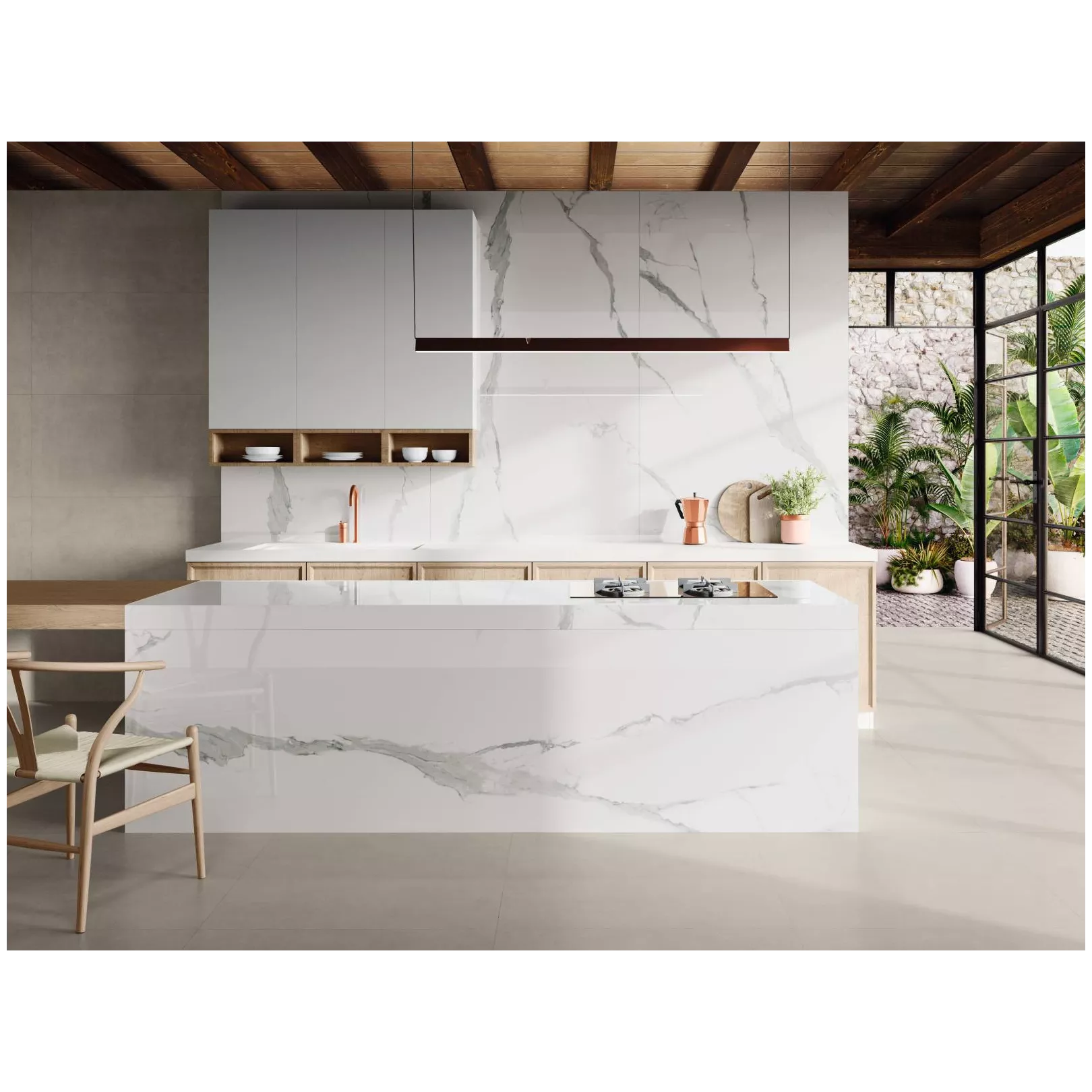Grés cérame effet résine CREAM