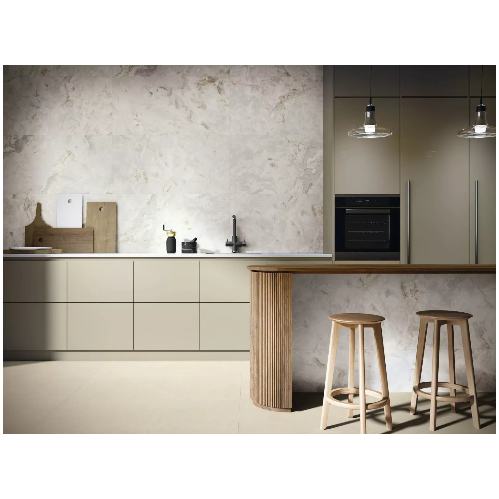 Grés cérame effet résine CREAM