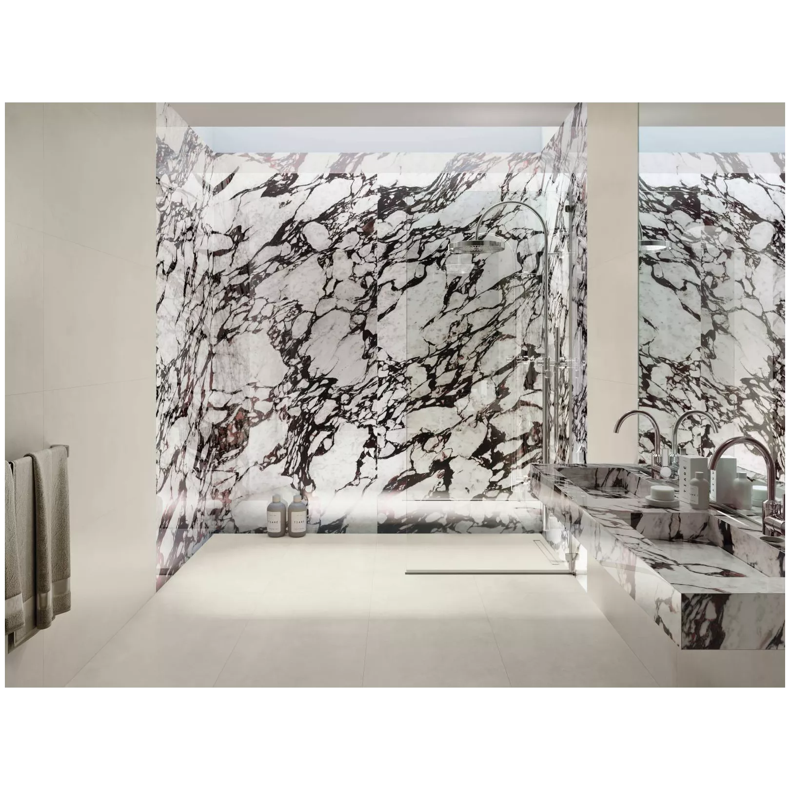 Grés cérame effet résine CREAM
