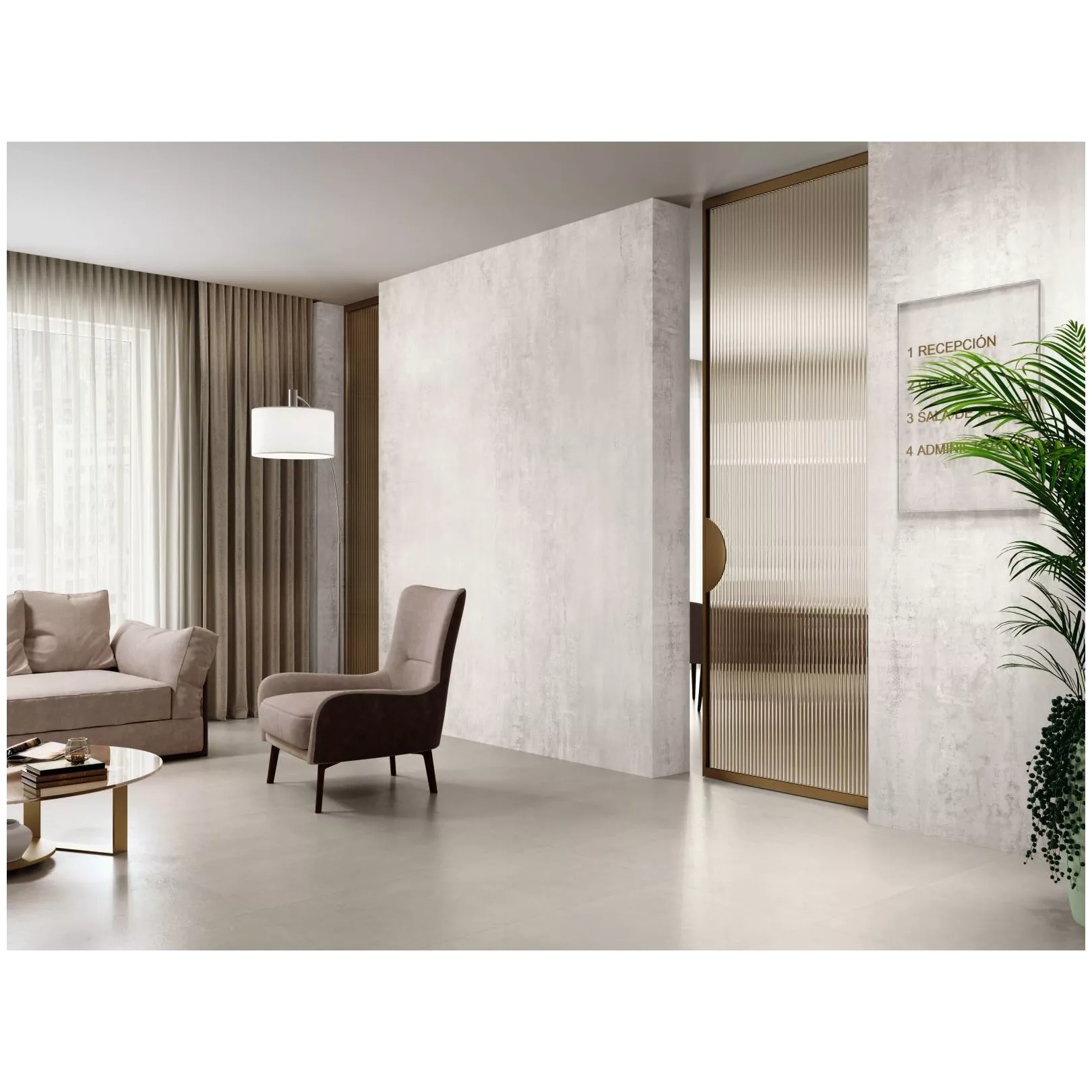 Grés cérame effet résine CREAM