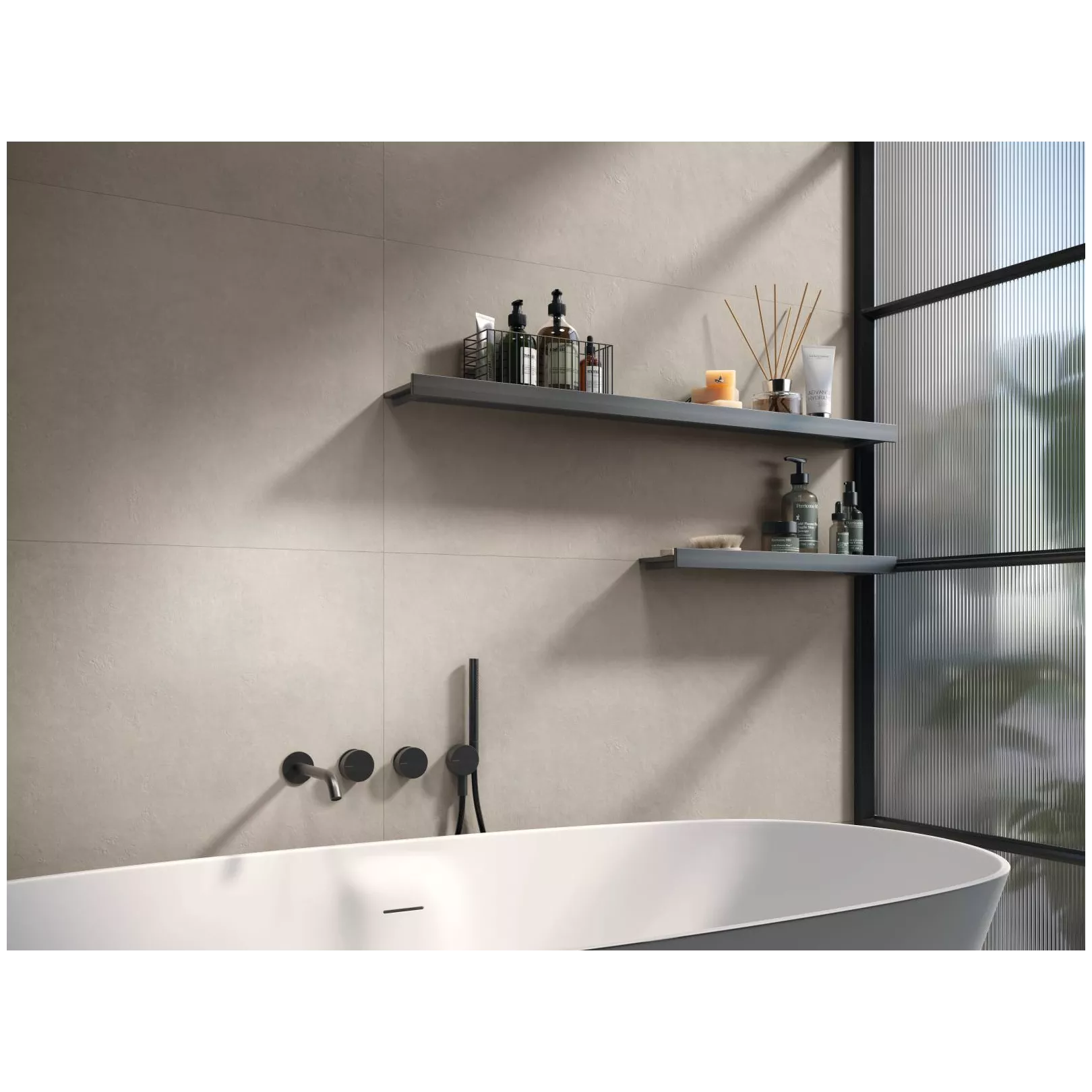 Grés cérame effet résine CREAM