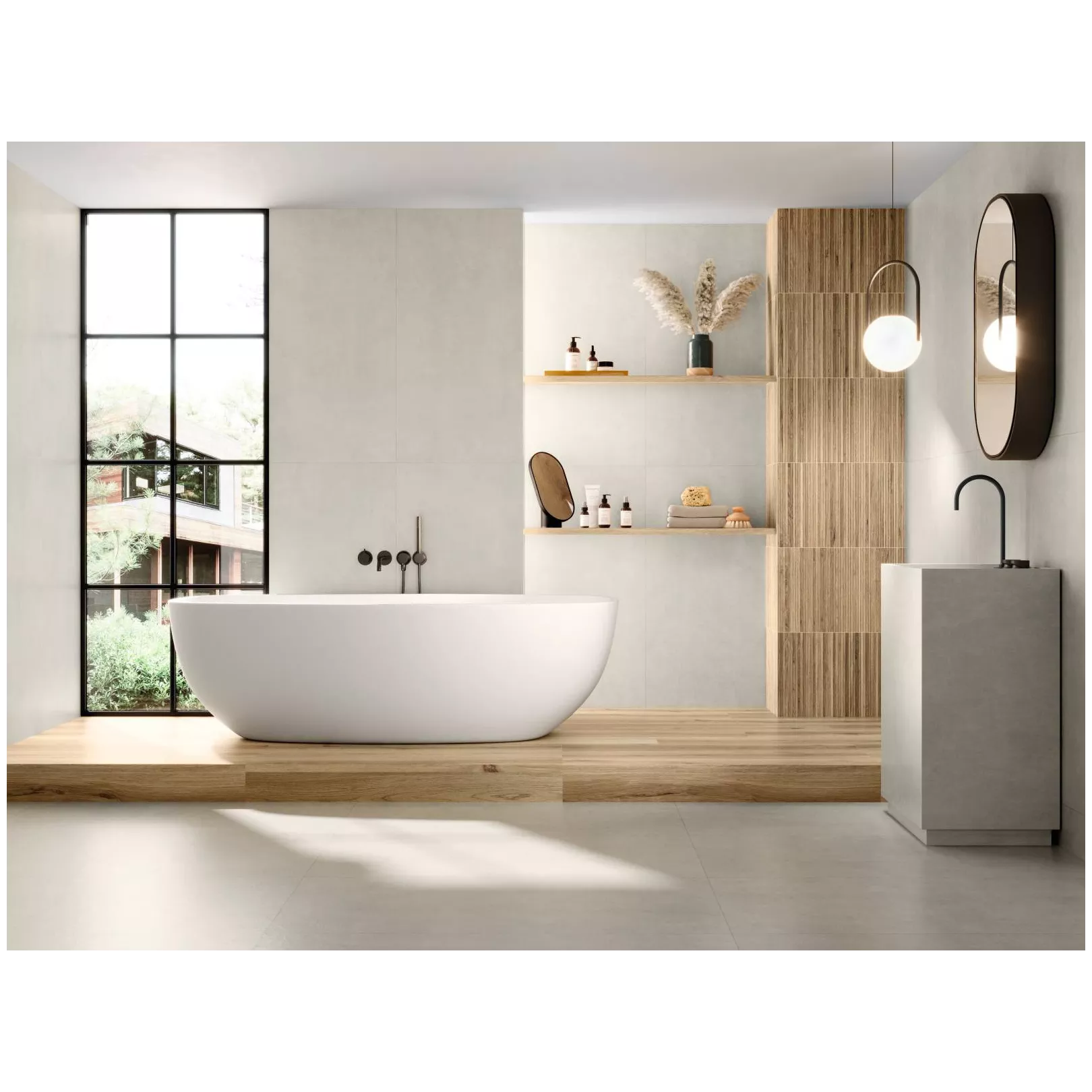 Grés cérame effet résine CREAM