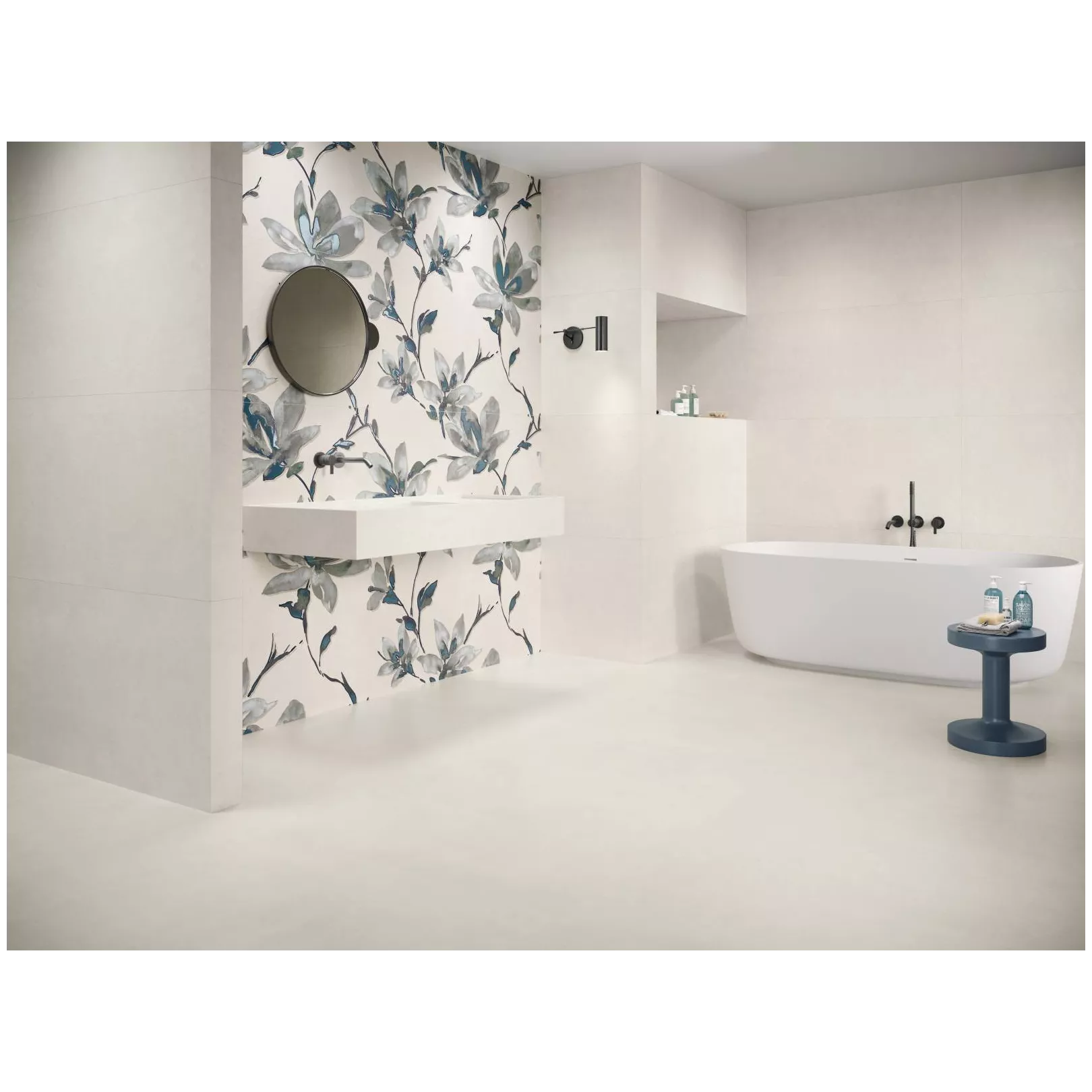 Grés cérame effet ciment CREAM