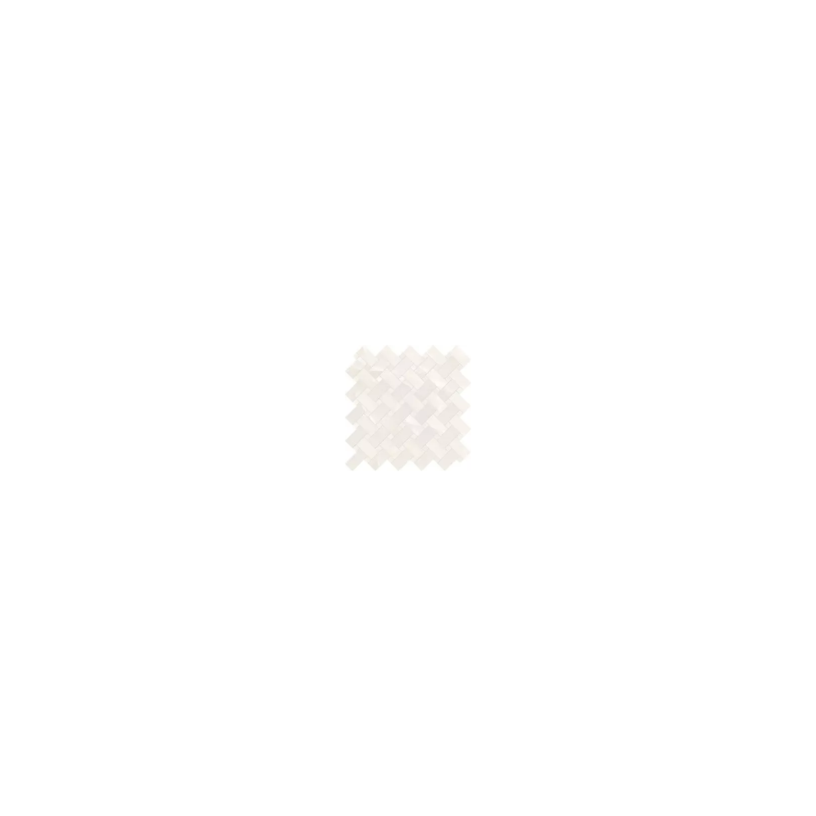 grès cérame ONYX BEAUTY Ivory mosaïque entrelacée