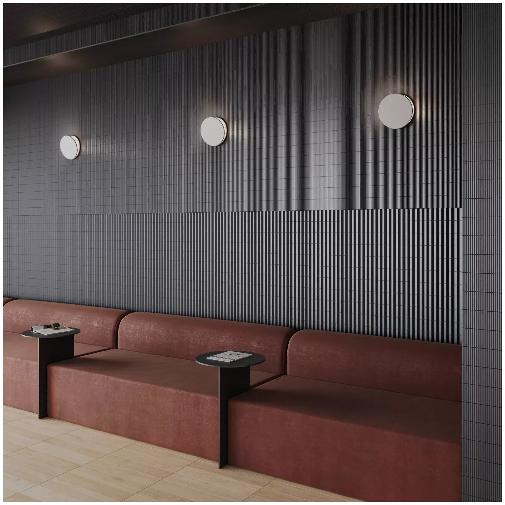 Carrelage mural faience effet graphique TWIN PEAKS