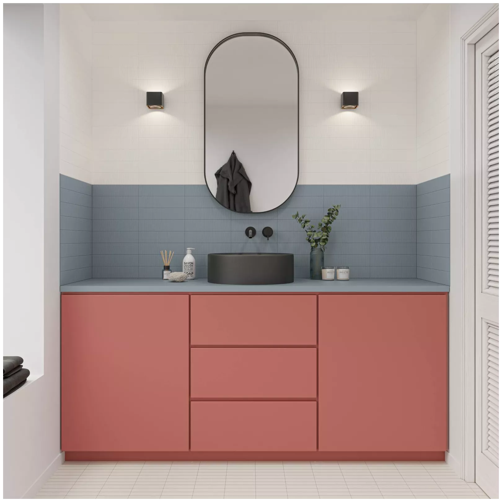 Carrelage mural faience effet graphique TWIN PEAKS
