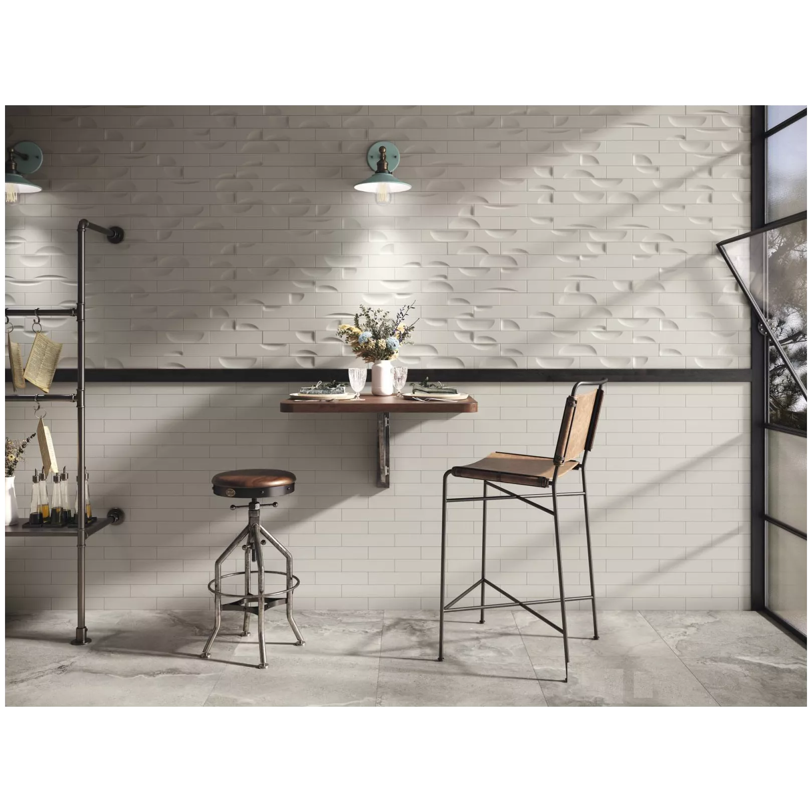 Carrelage mural faience effet graphique HAMPSTEAD